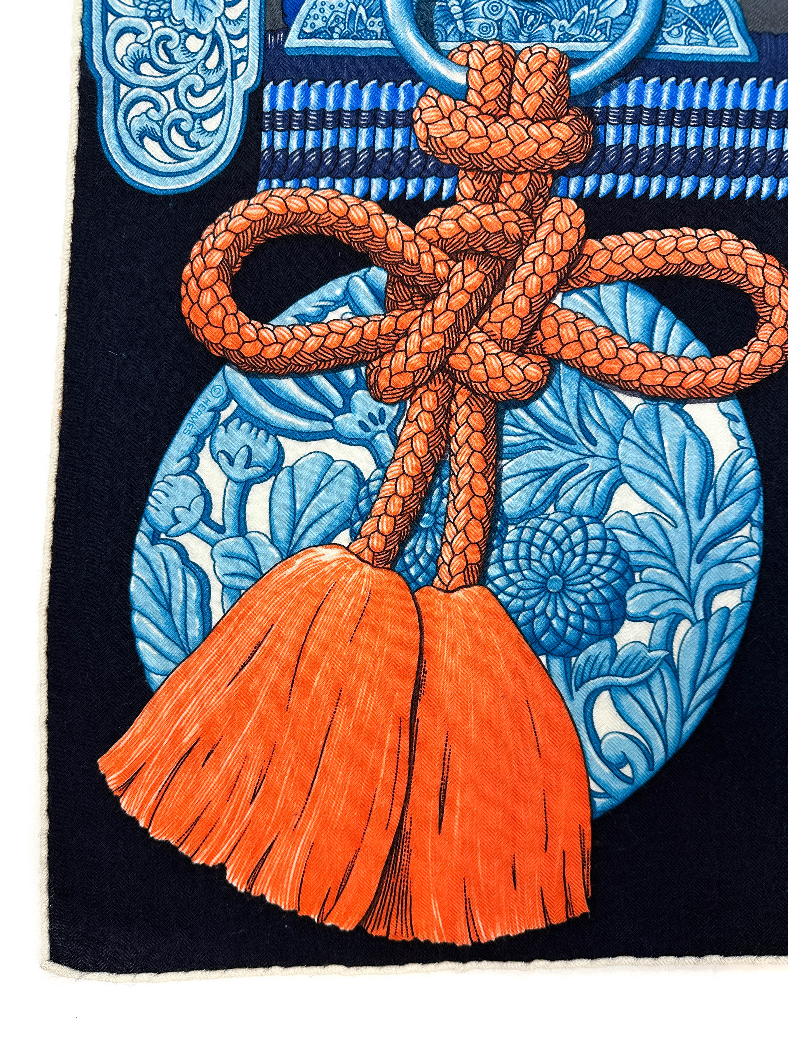 Hermès Parures de Samourais Cashmere Silk 140