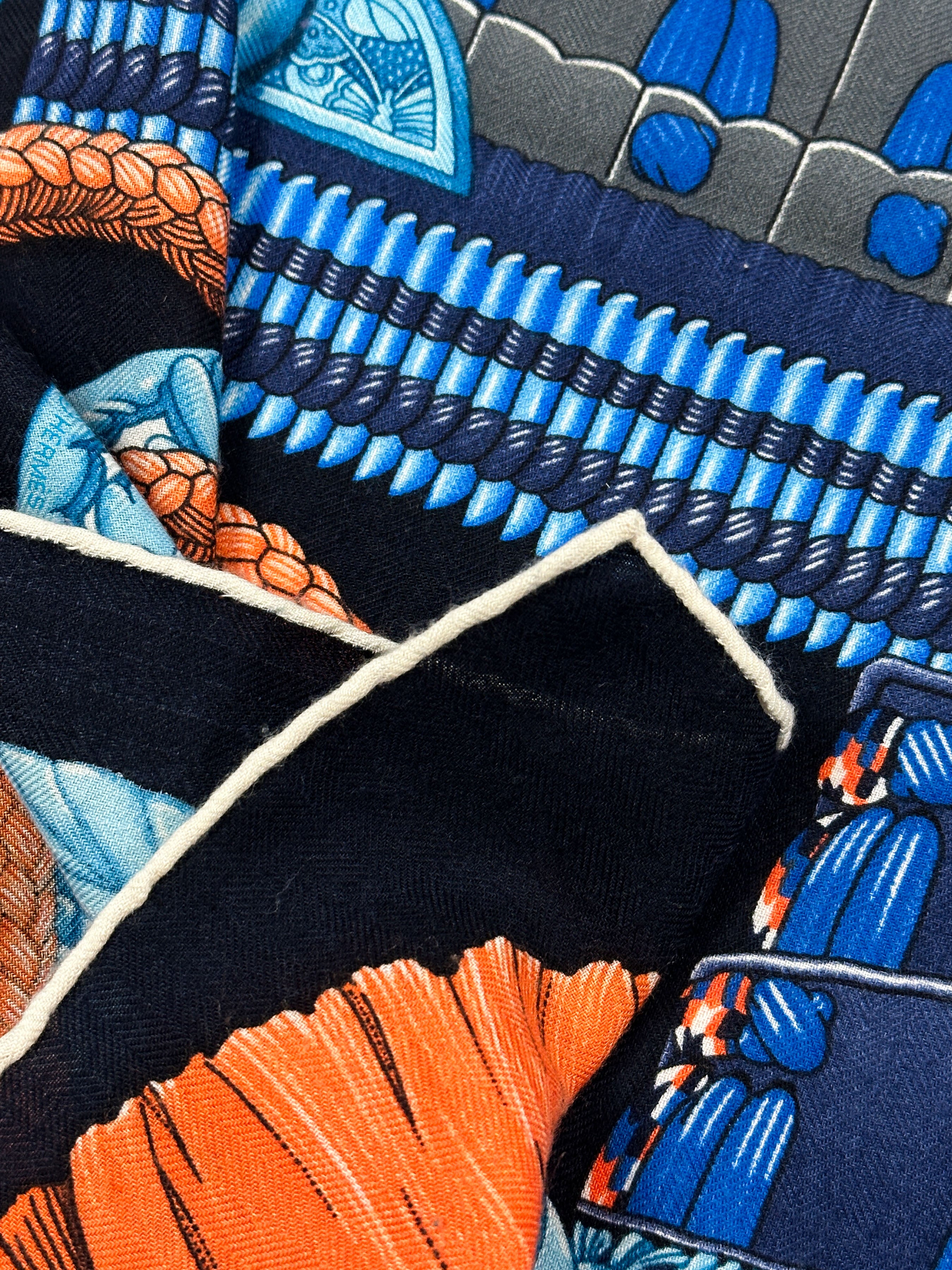 Hermès Parures de Samourais Cashmere Silk 140