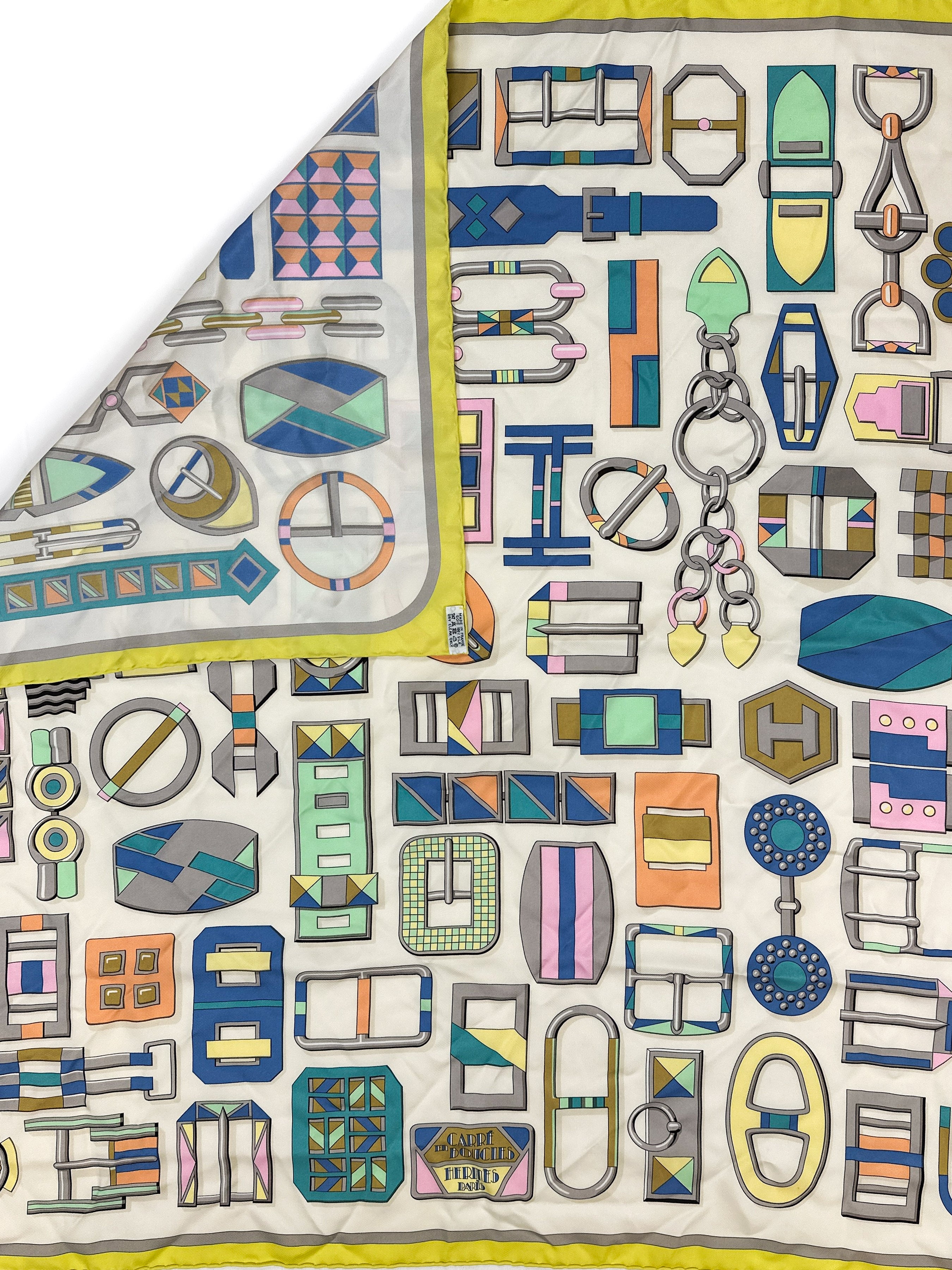 Hermès Carré en Boucles 90