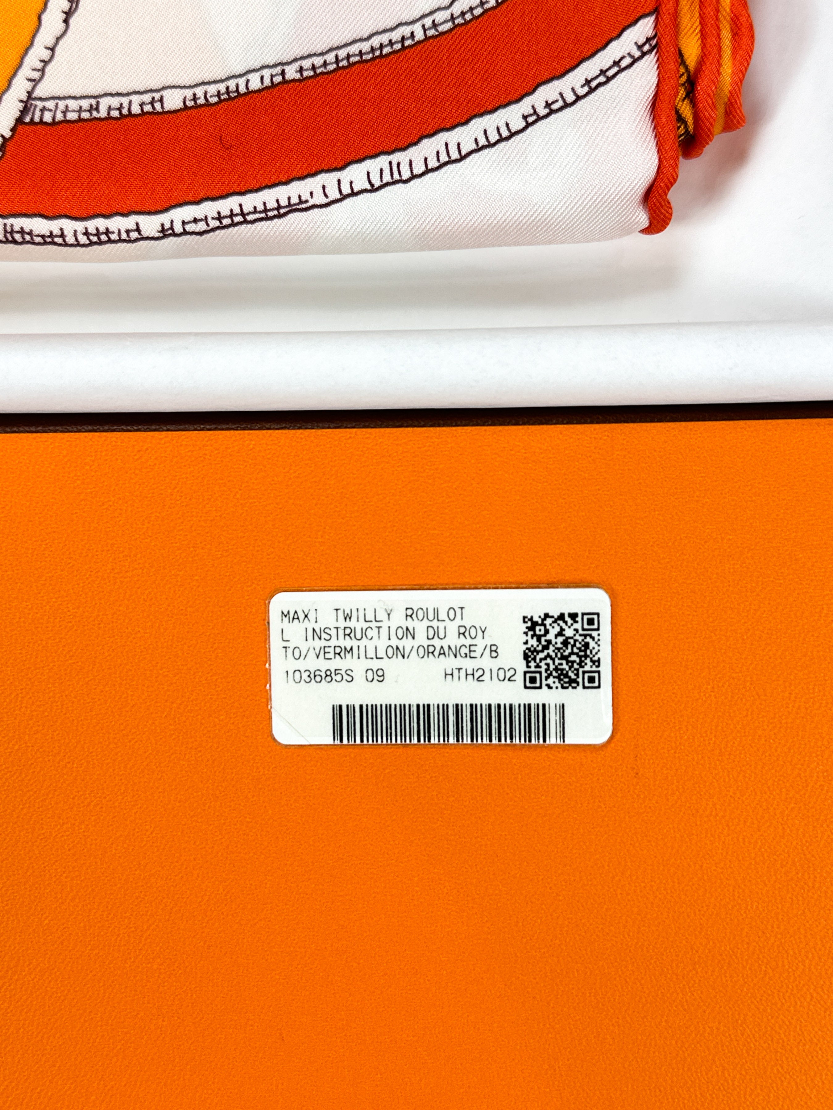 Hermès L’Instructions du Roy Maxi Twilly