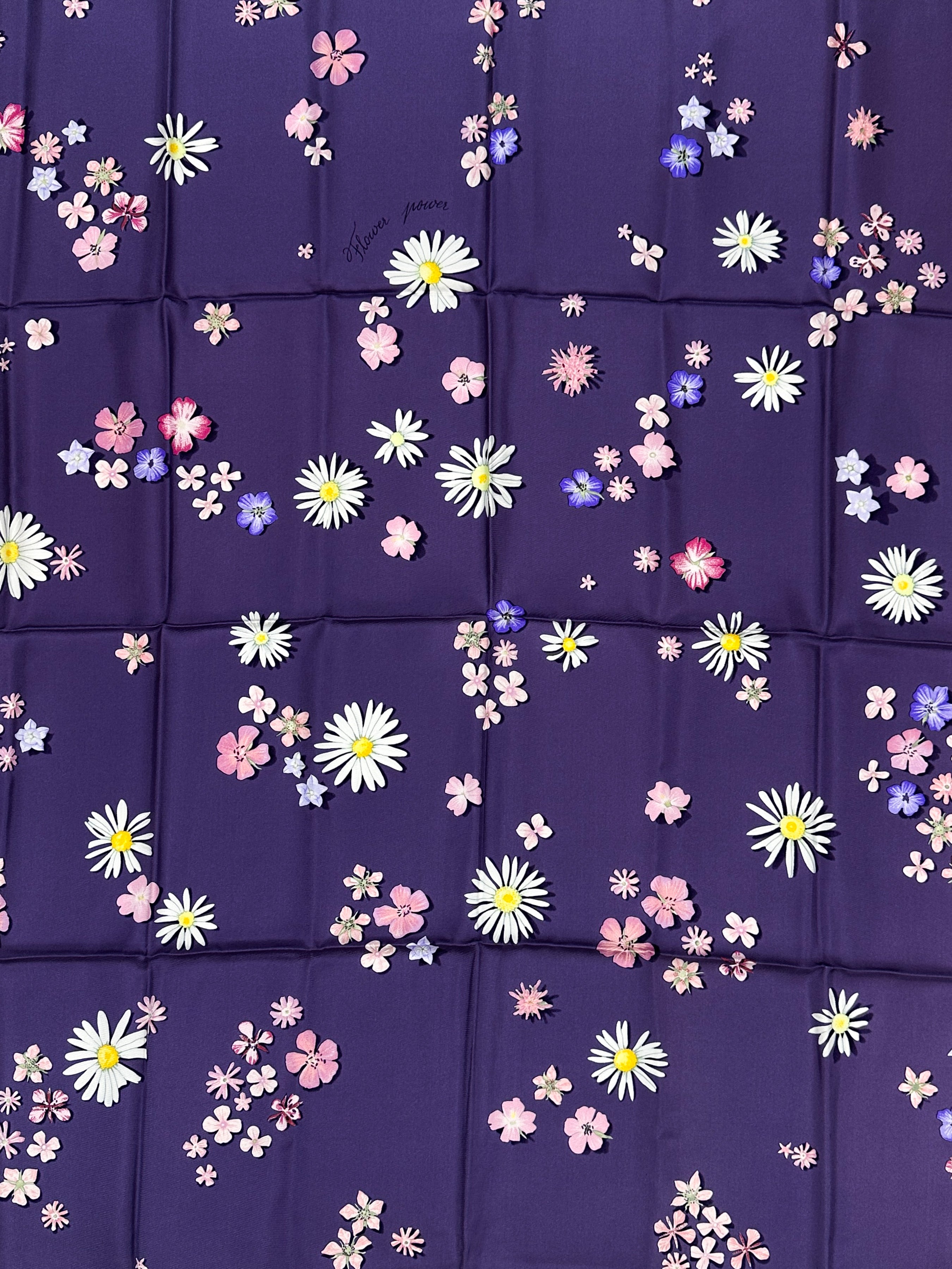 Hermès Flower Power 90