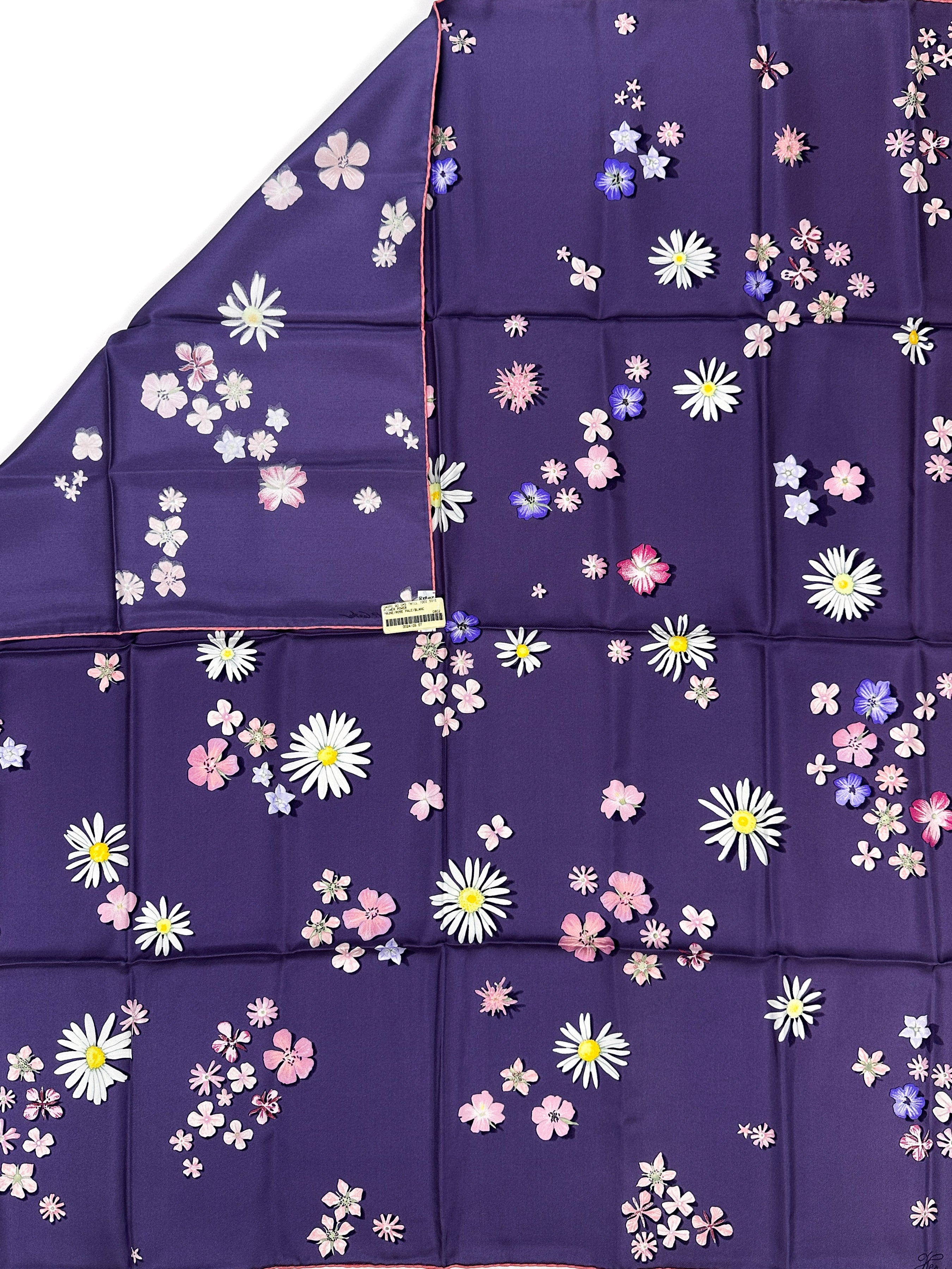 Hermès Flower Power 90