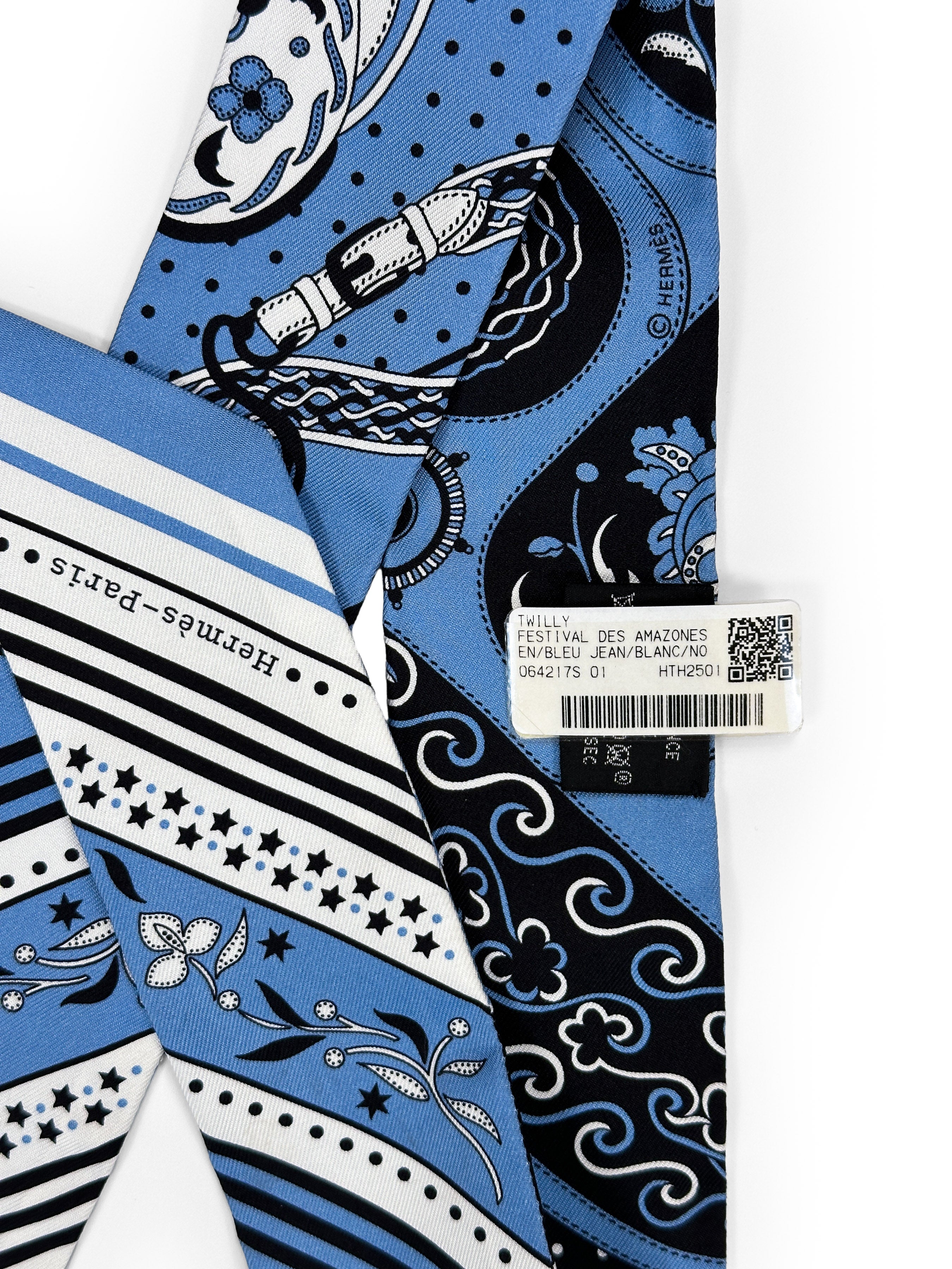 Hermès Festival des Amazones Bandana Twilly