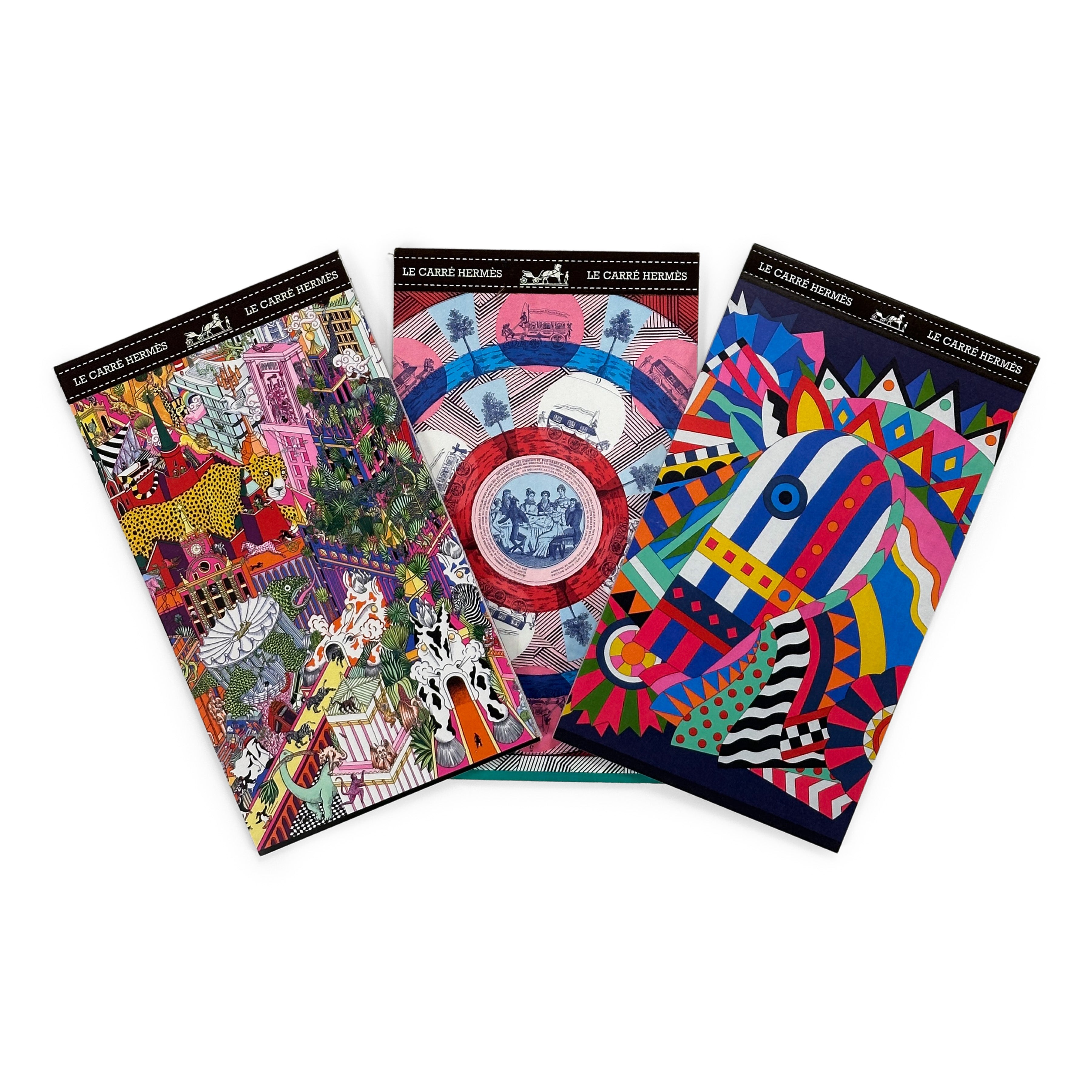 Hermès 3 Scarf Booklet Set