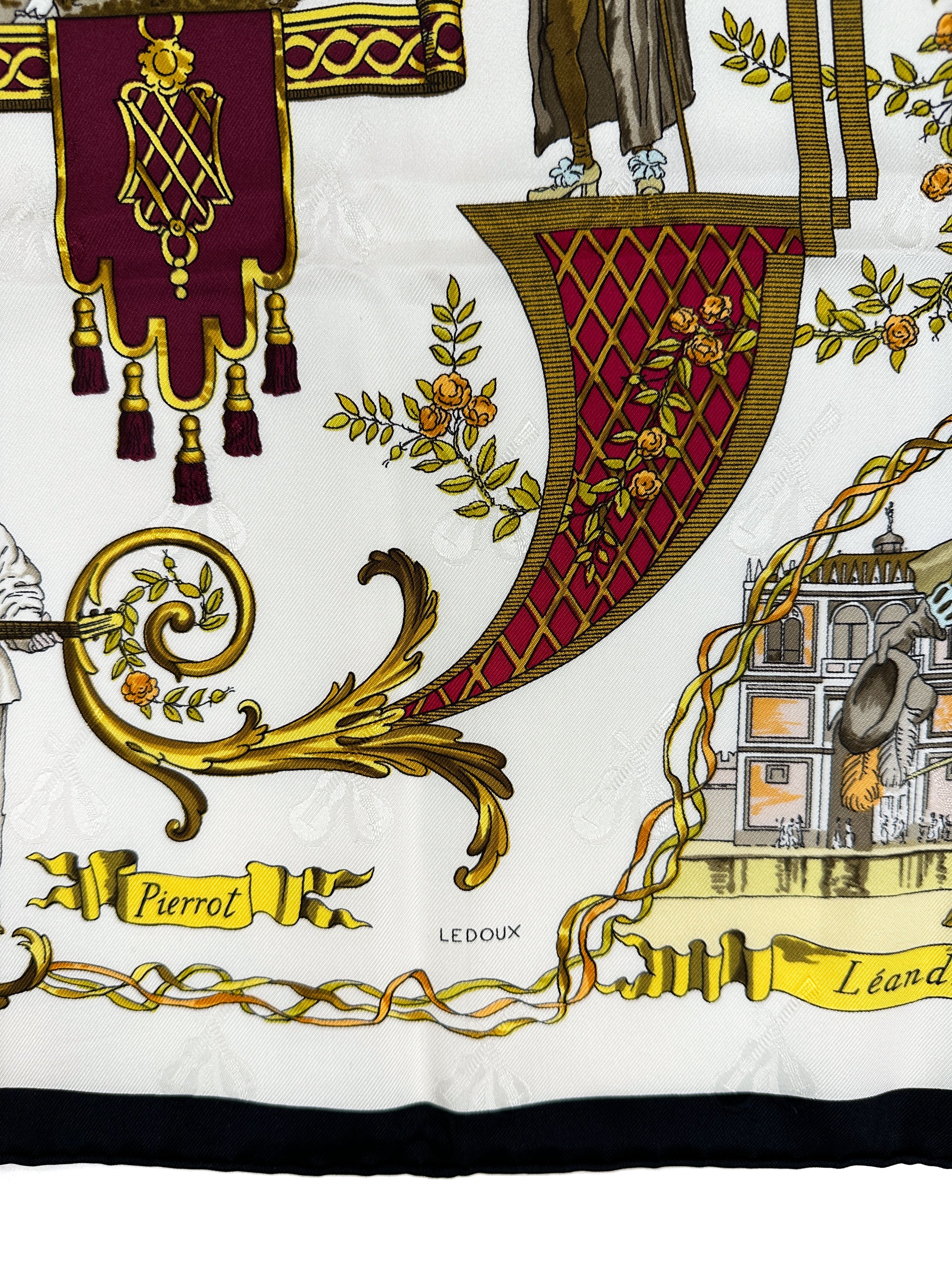 Hermès La Comédie Italienne Jacquard 90