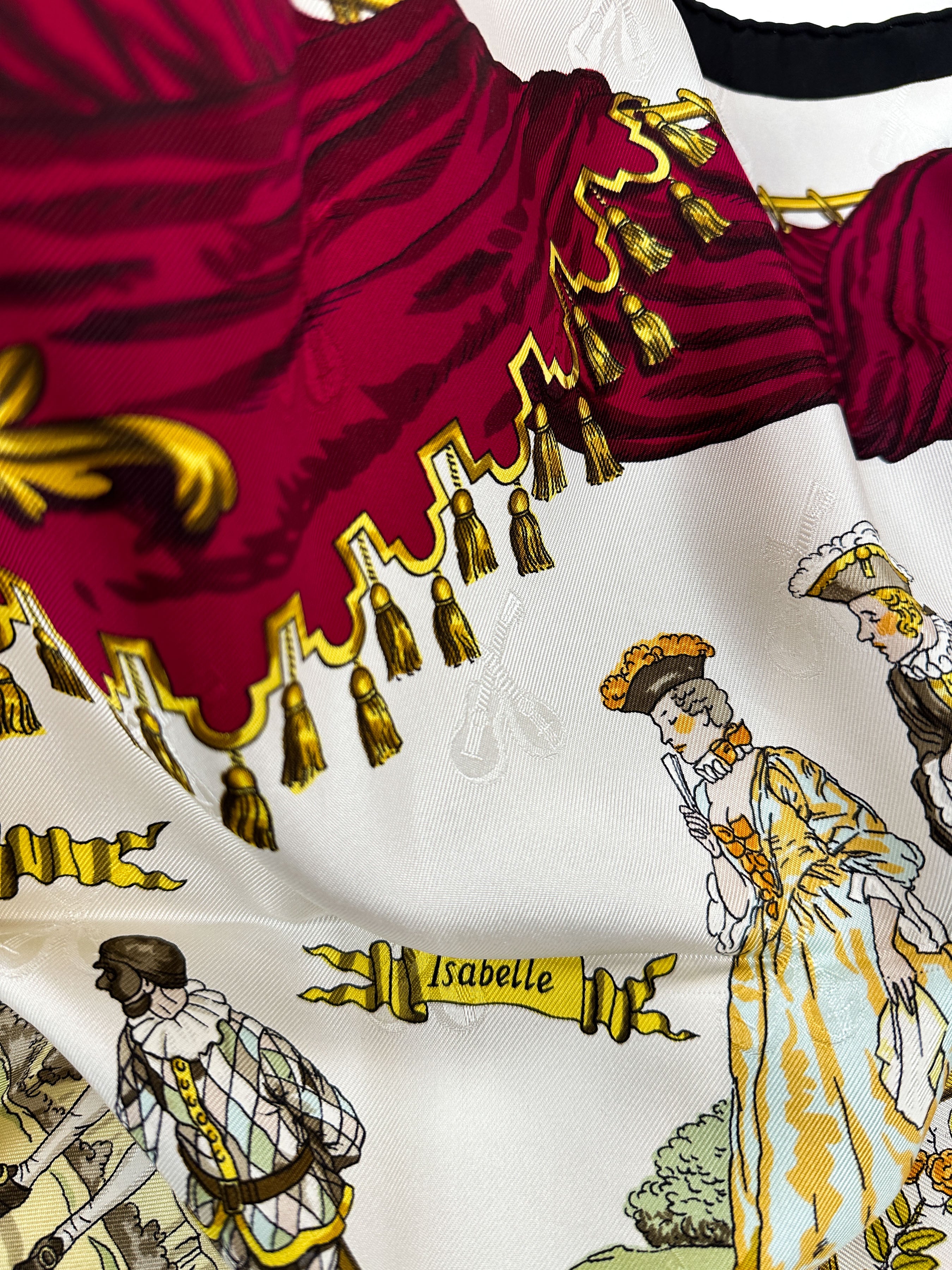 Hermès La Comédie Italienne Jacquard 90