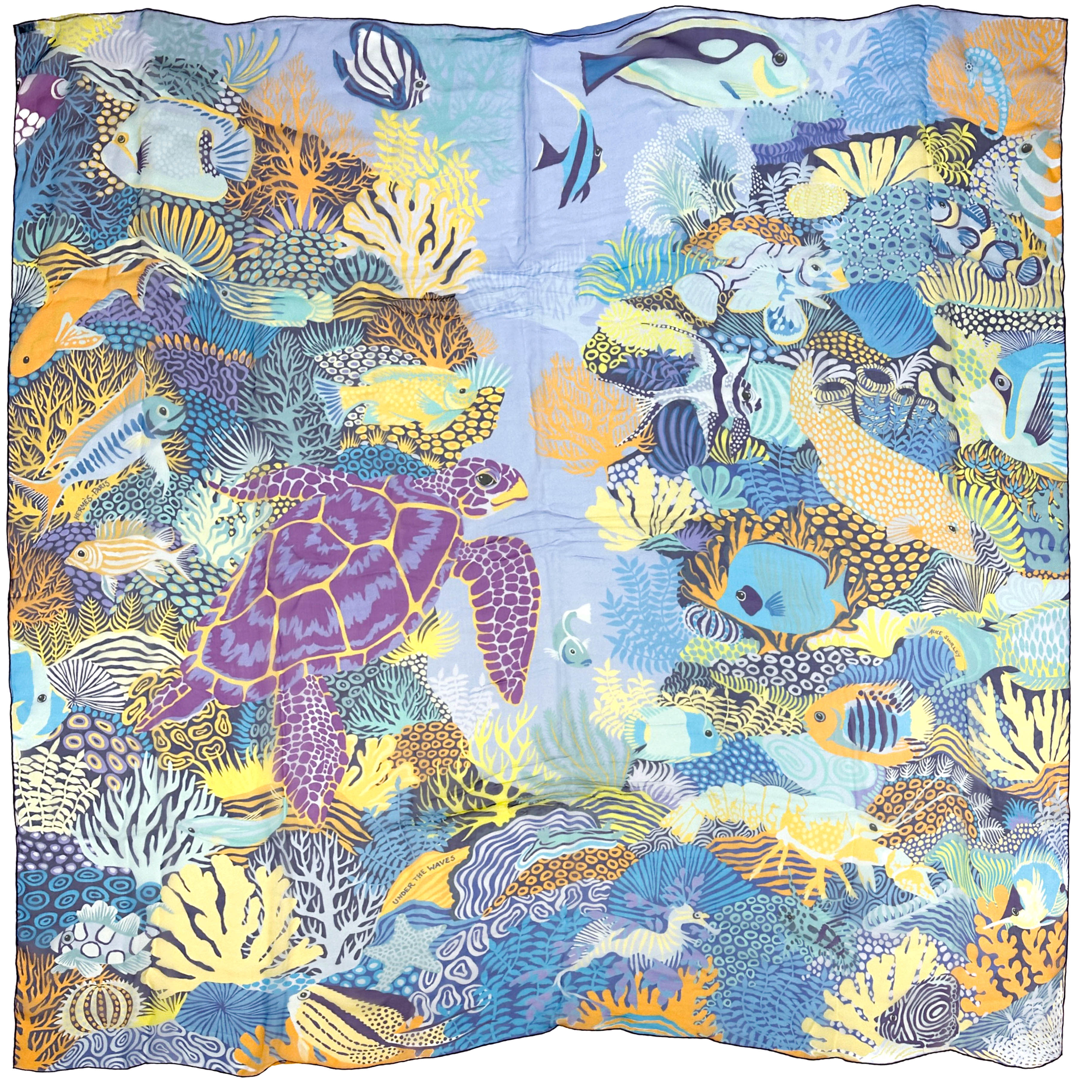 Hermès Under The Waves Mousseline 140