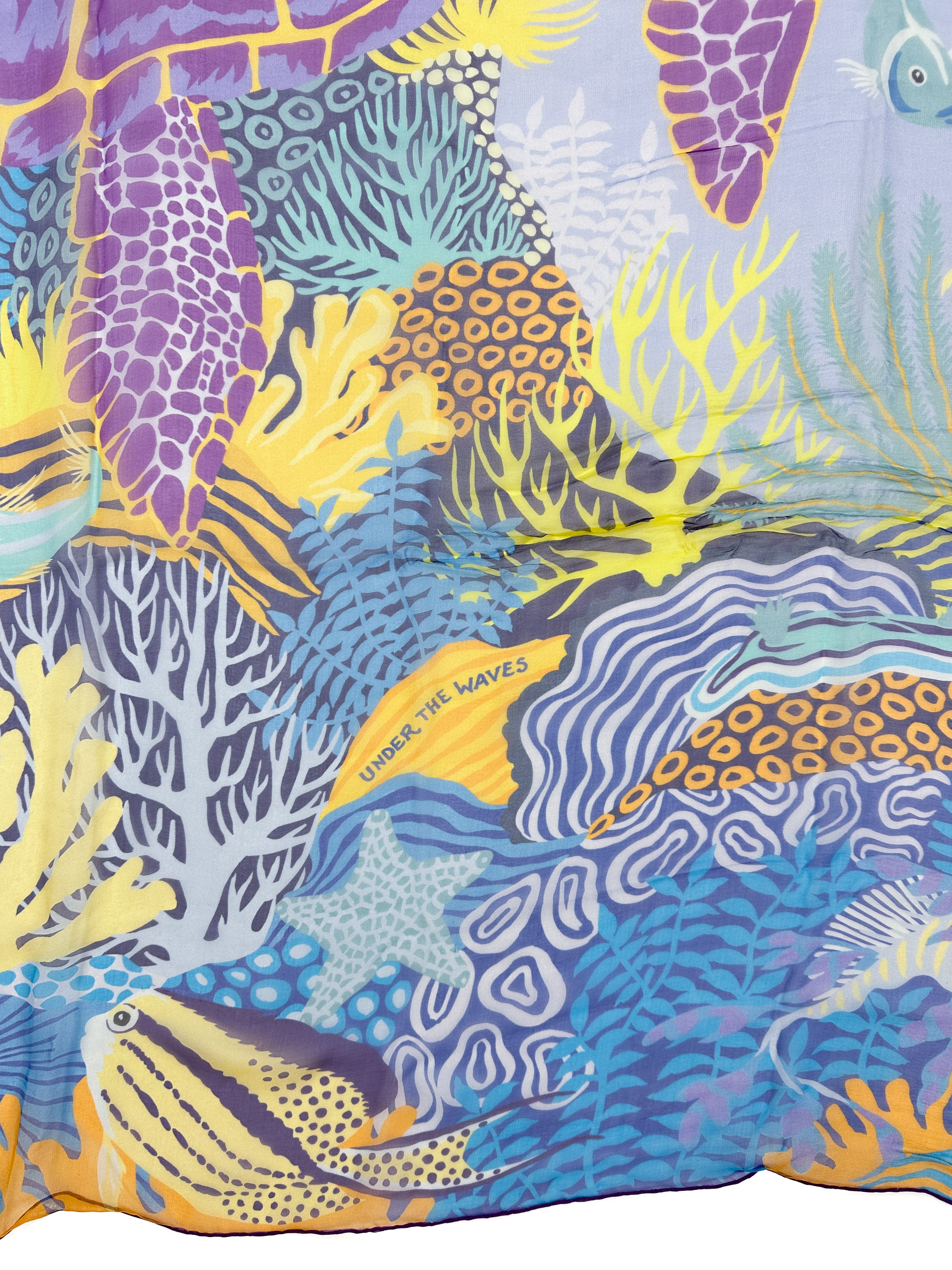 Hermès Under The Waves Mousseline 140