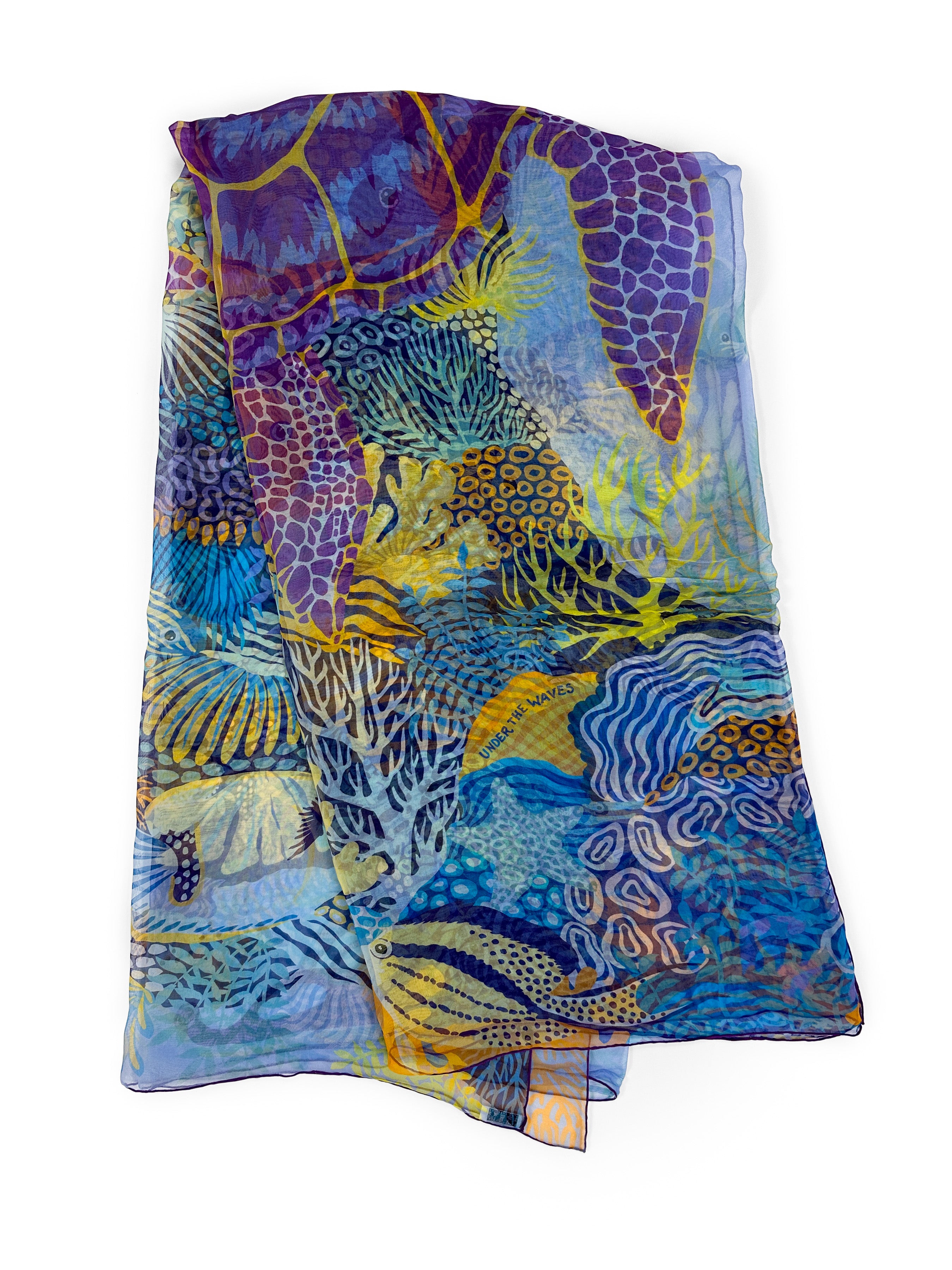 Hermès Under The Waves Mousseline 140