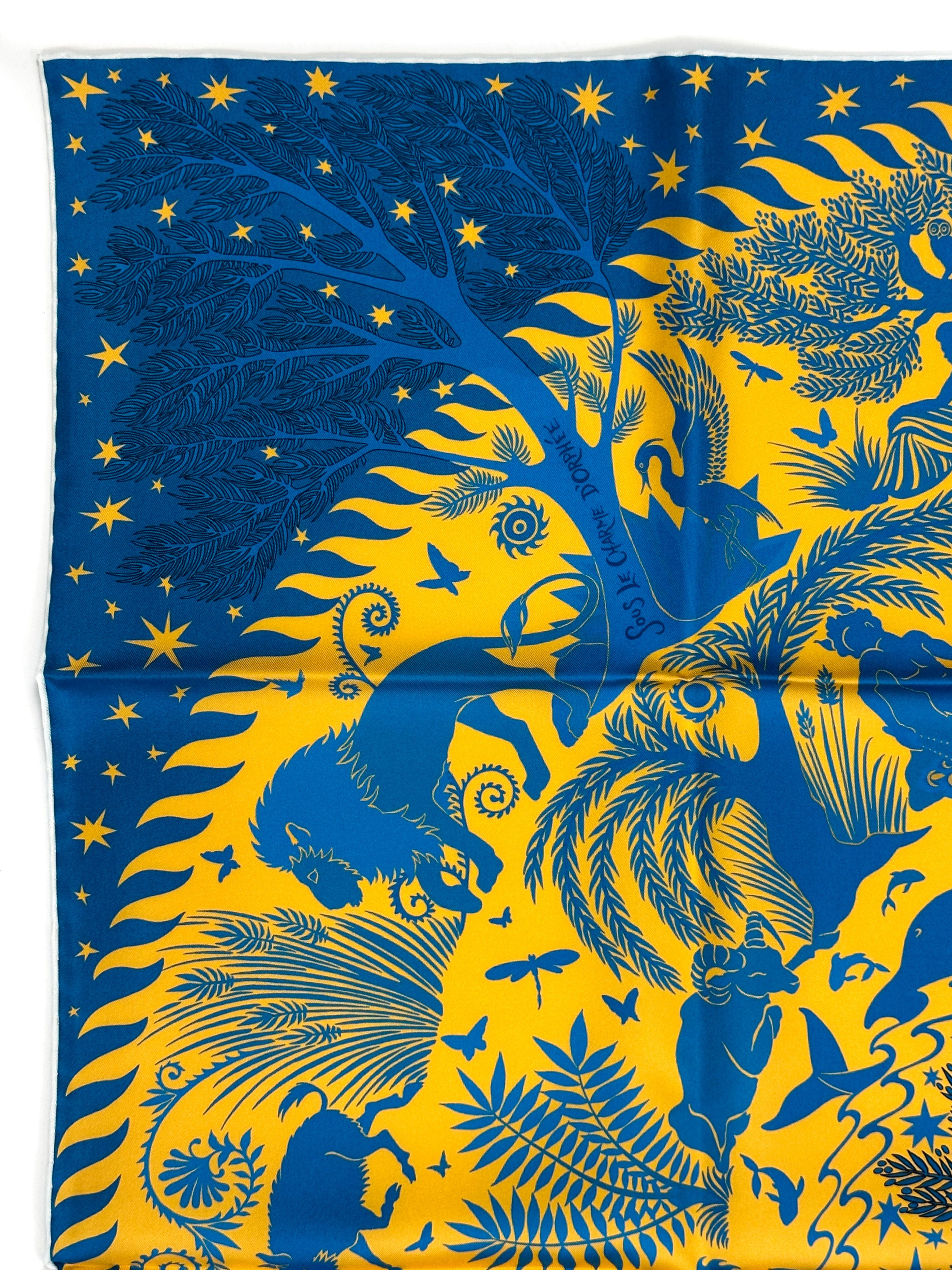 Hermès Sous le Charme d'Orphée Double Face 90