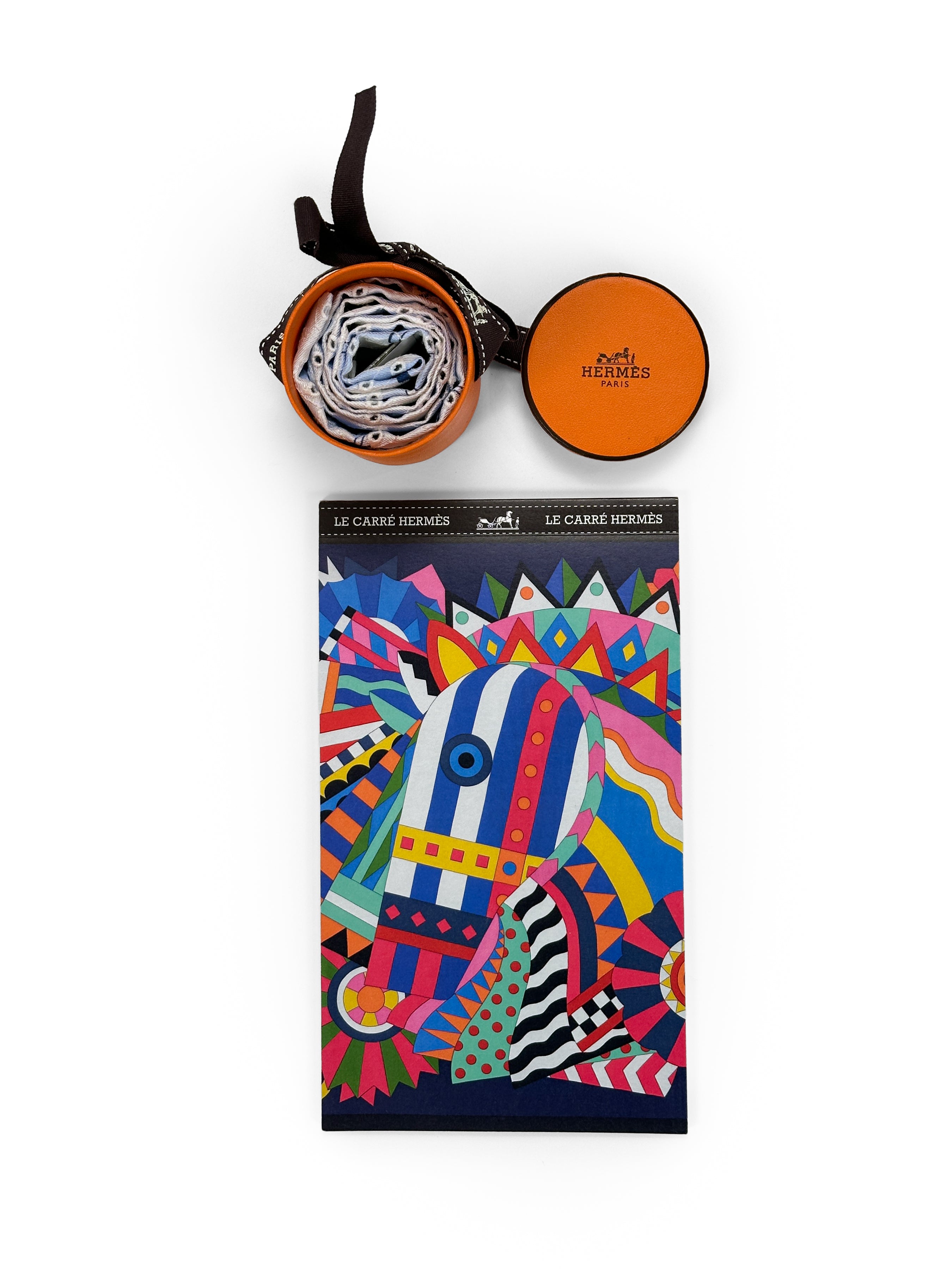 Hermès Do Re Boucles Broderie Anglaise Twilly