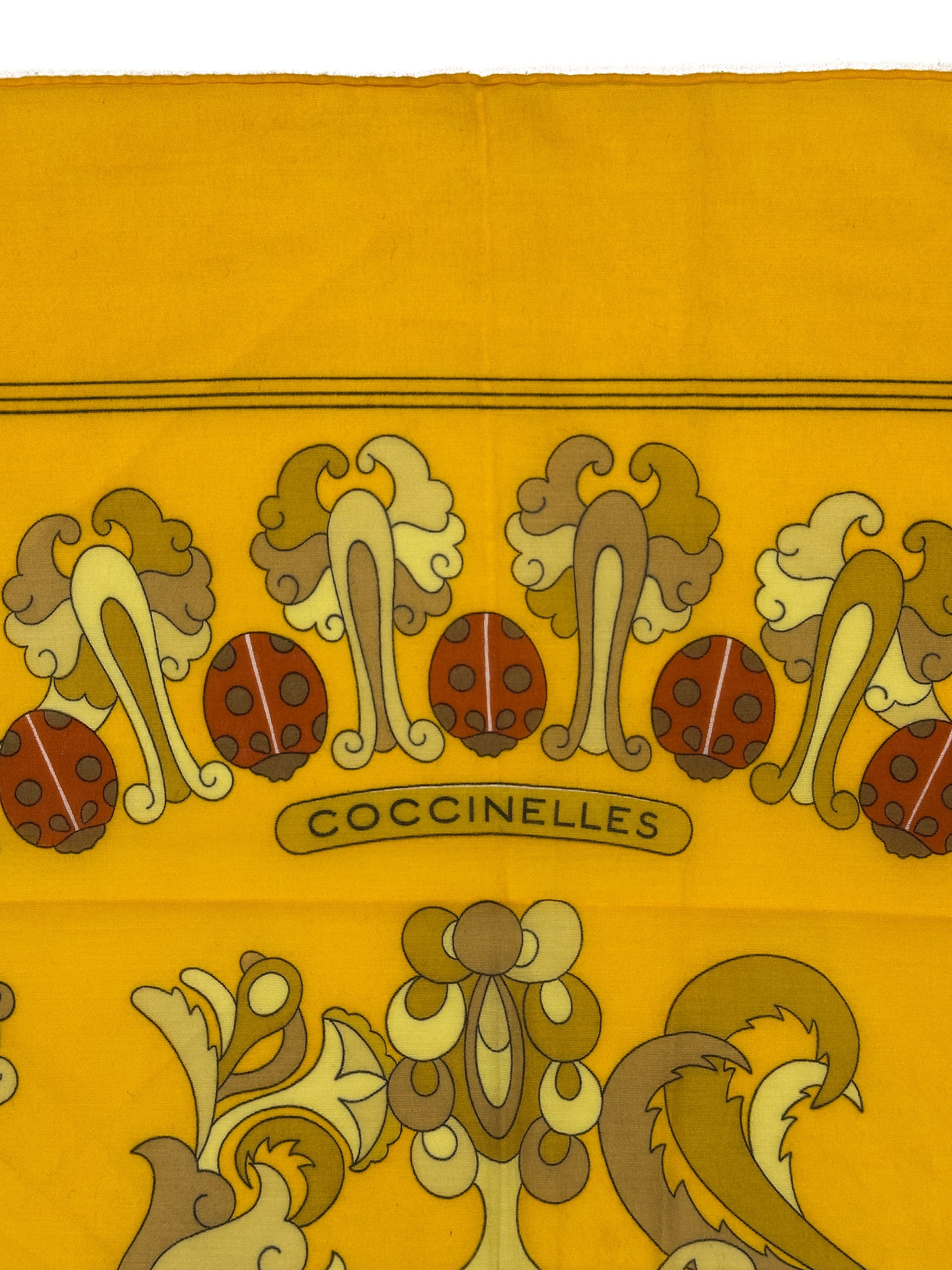 Hermès Les Coccinelles Cotton 90