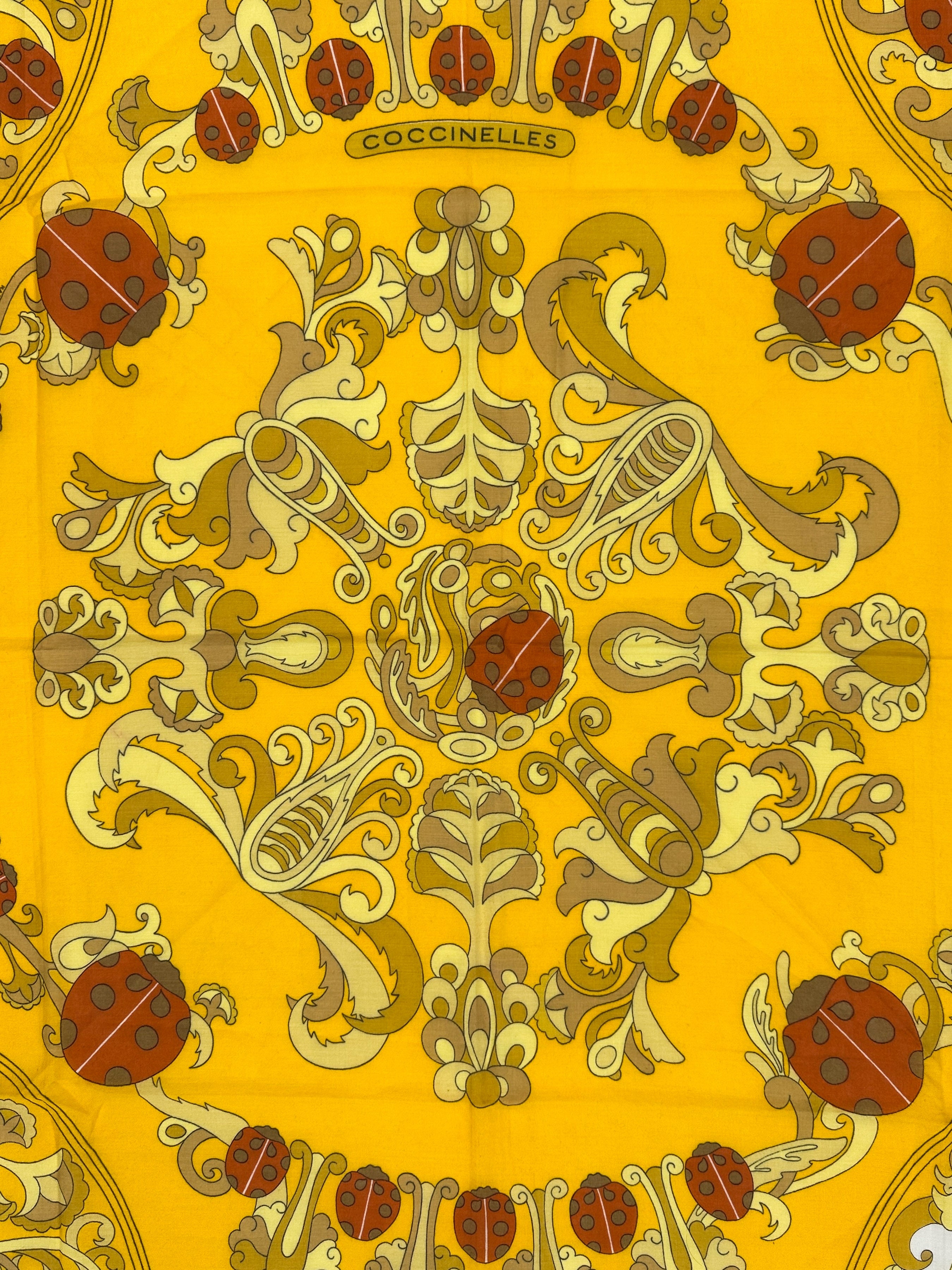 Hermès Les Coccinelles Cotton 90