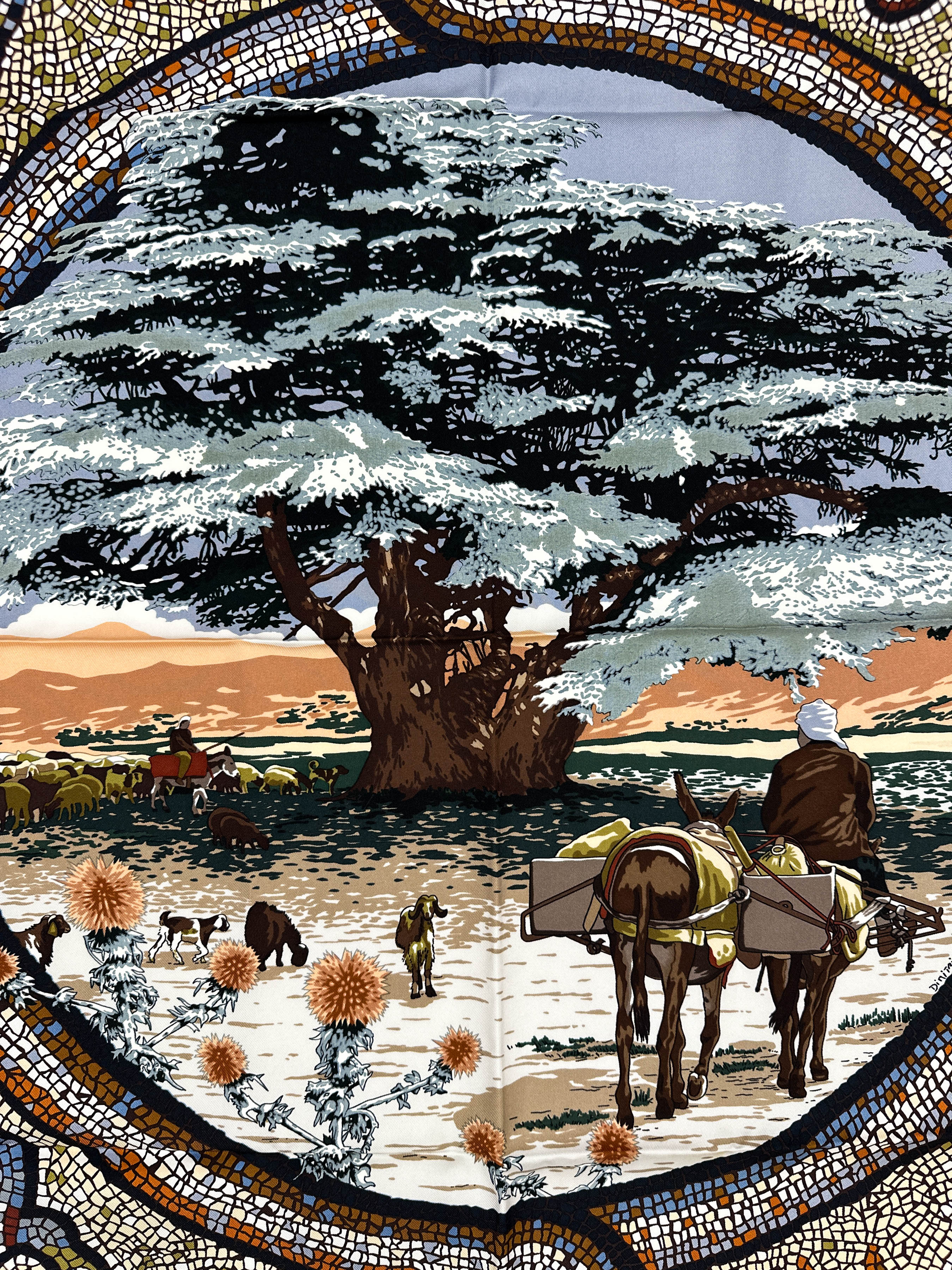 Hermès Sous Le Cèdre 90