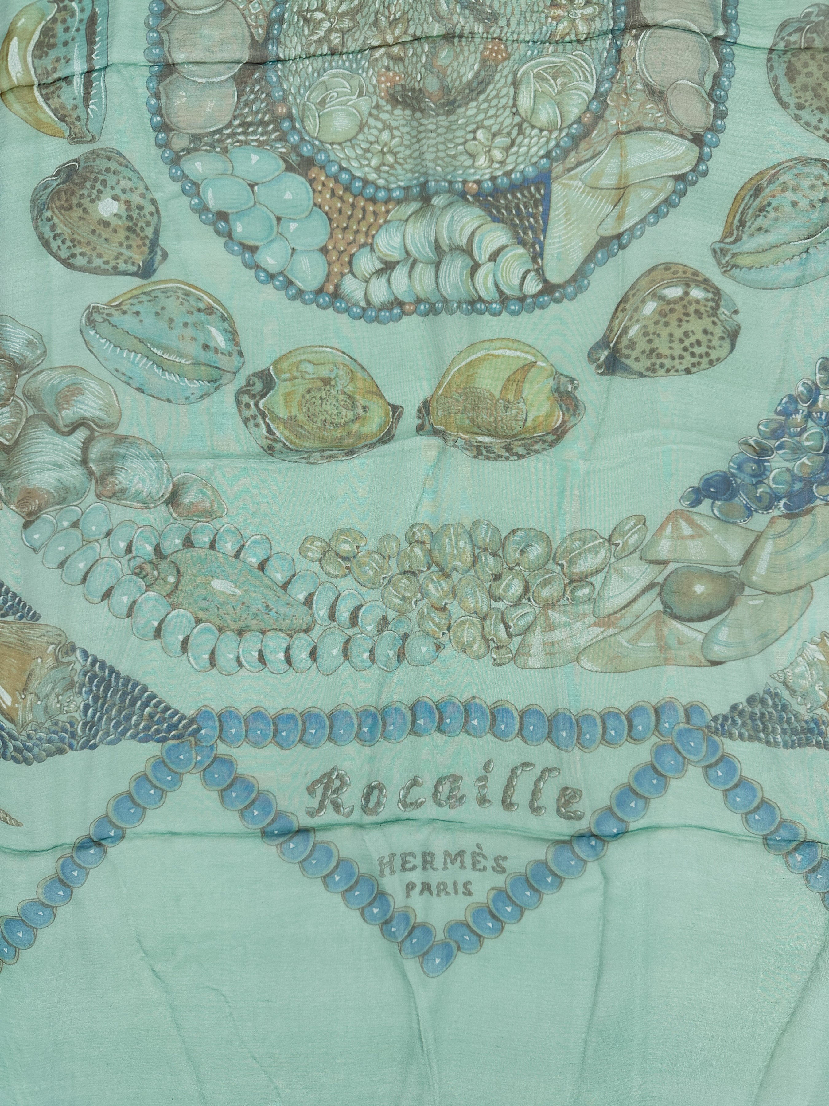 Hermès Rocaille Changeant Mousseline 140