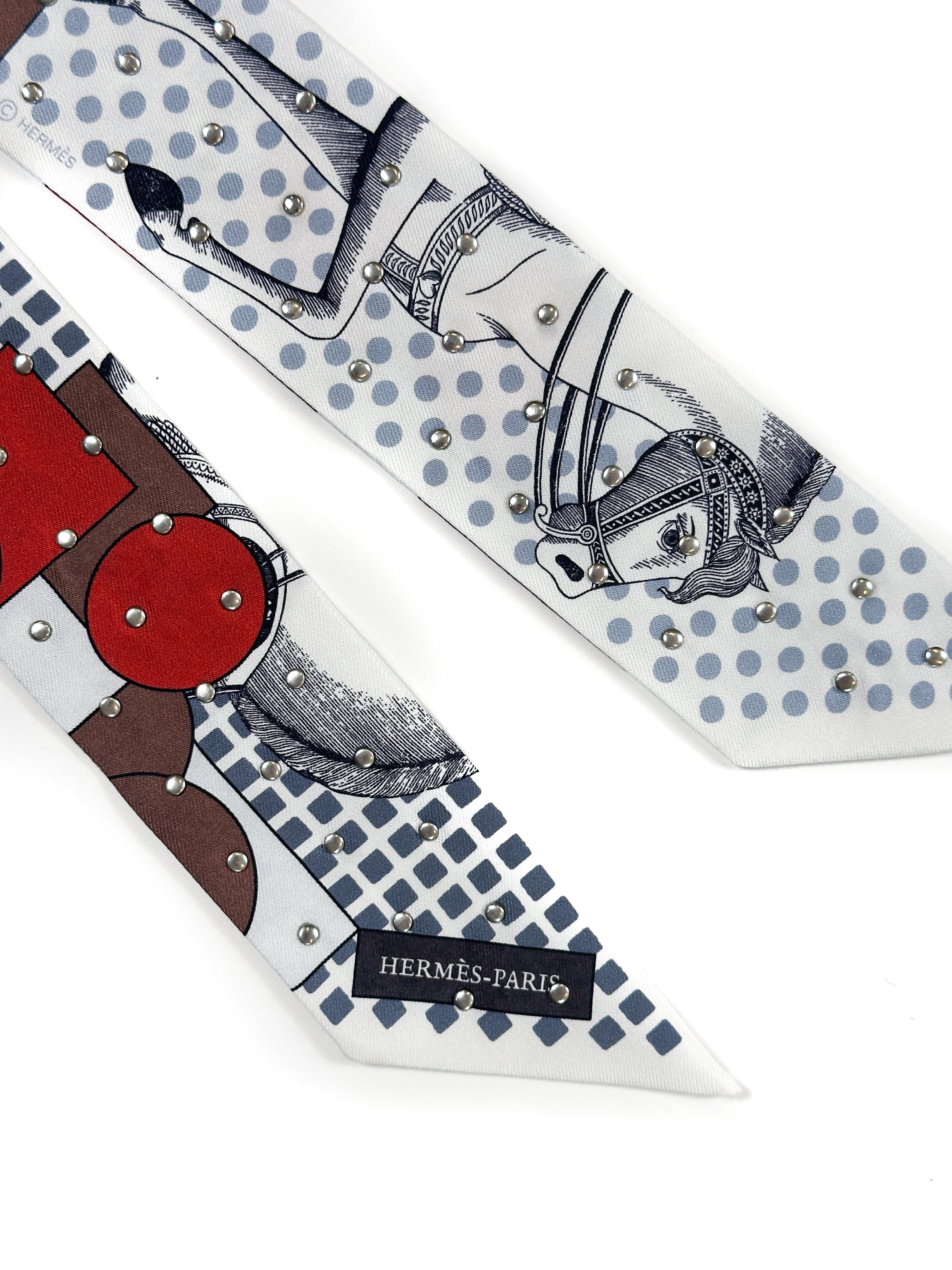 Hermès Cavalier en Formes Studded Twilly