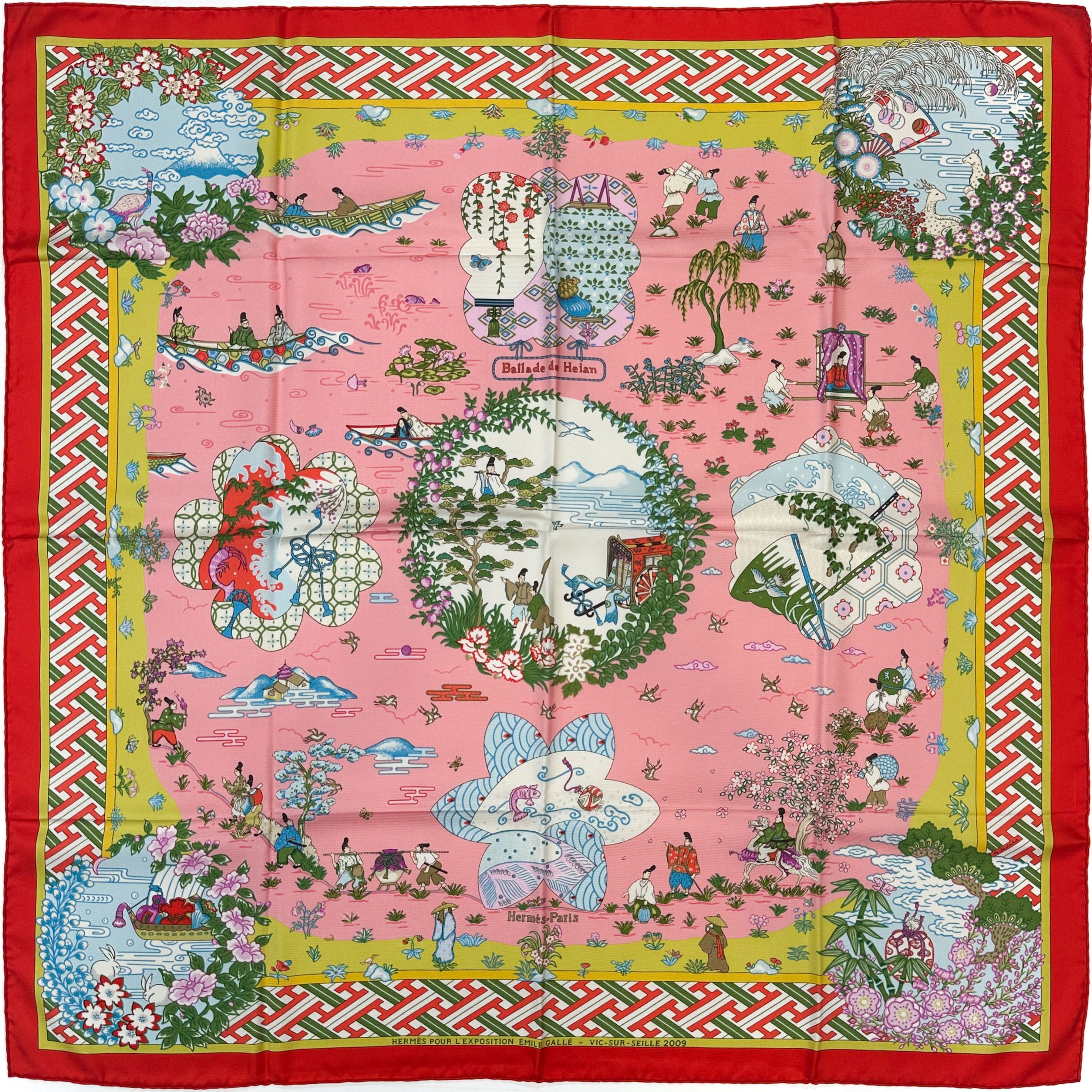 Hermès Special Edition 2009 Émile Gallé Ballade de Heian 90