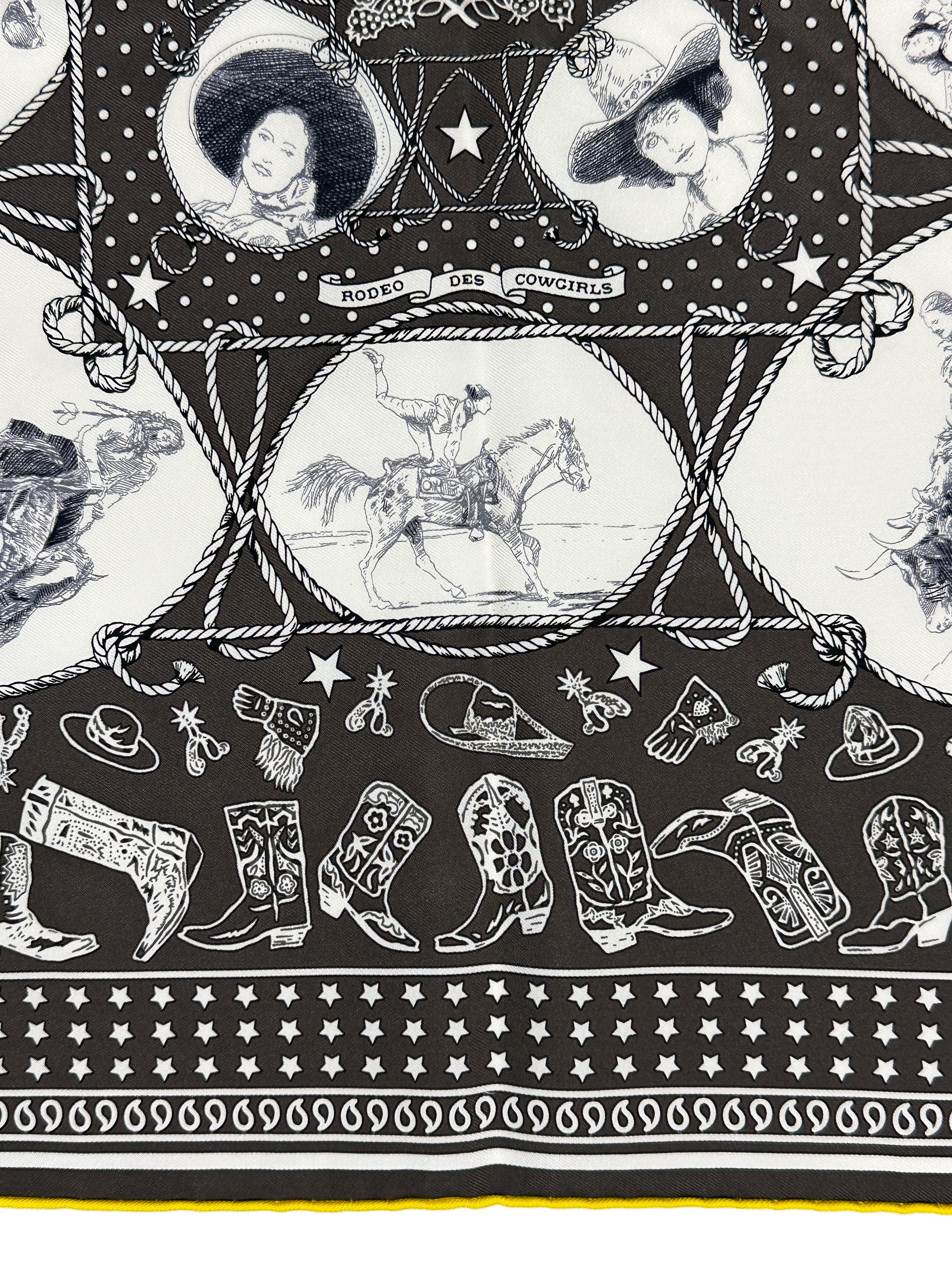 Hermès Rodéo des Cowgirls Bandana 55