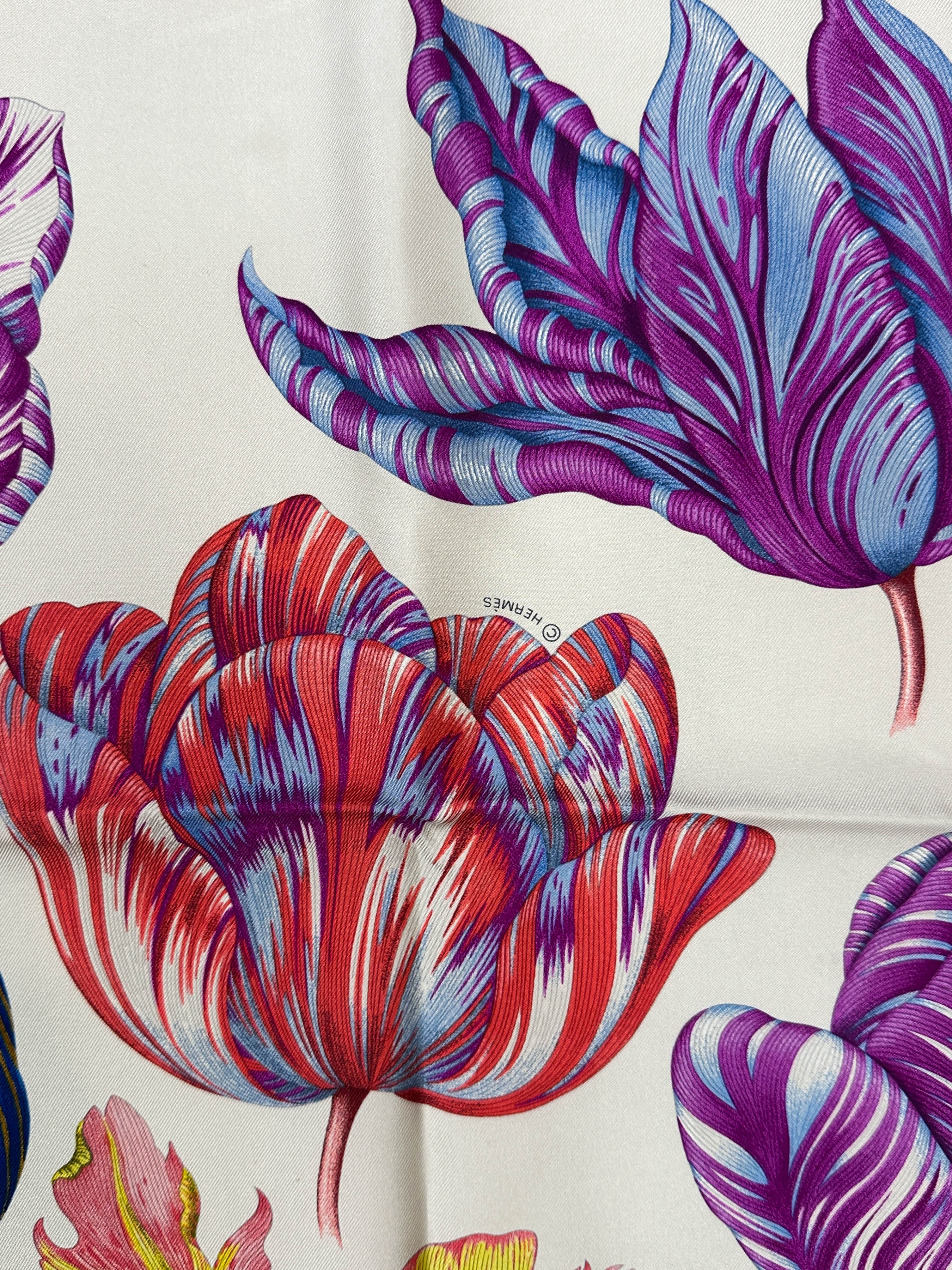 Hermès Tulipomanie 90