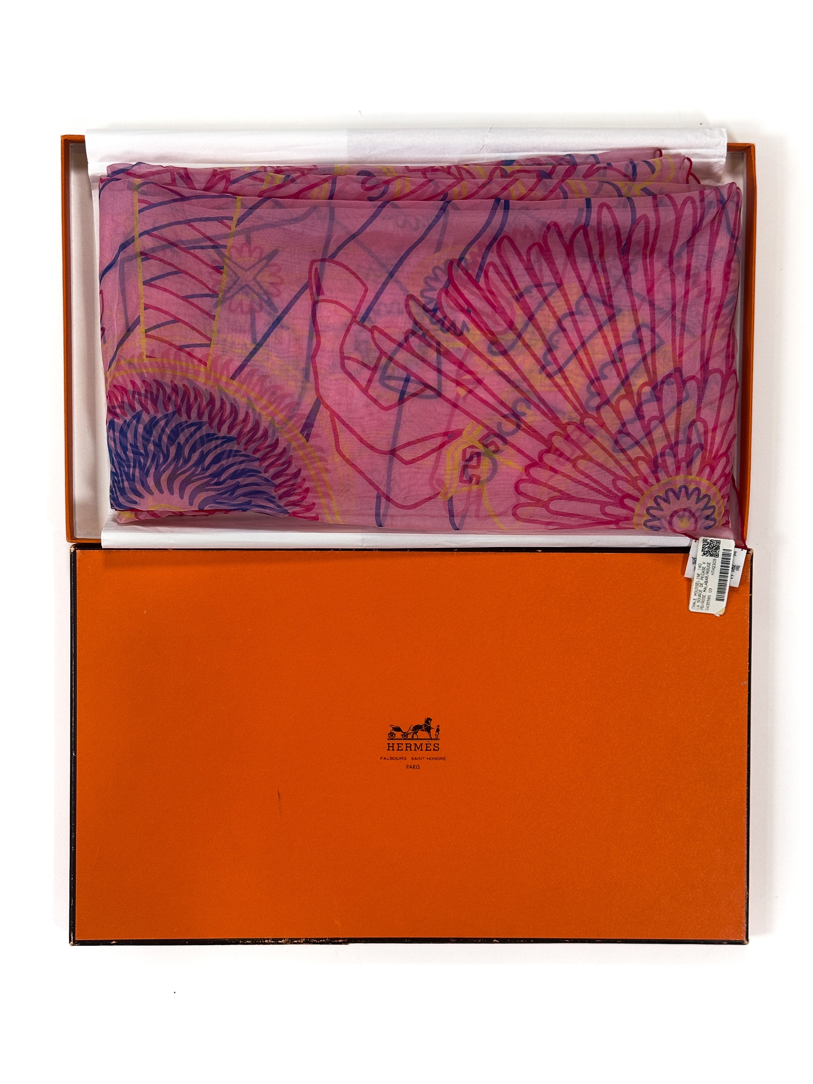 Hermès La Source de Pégase Mousseline 140