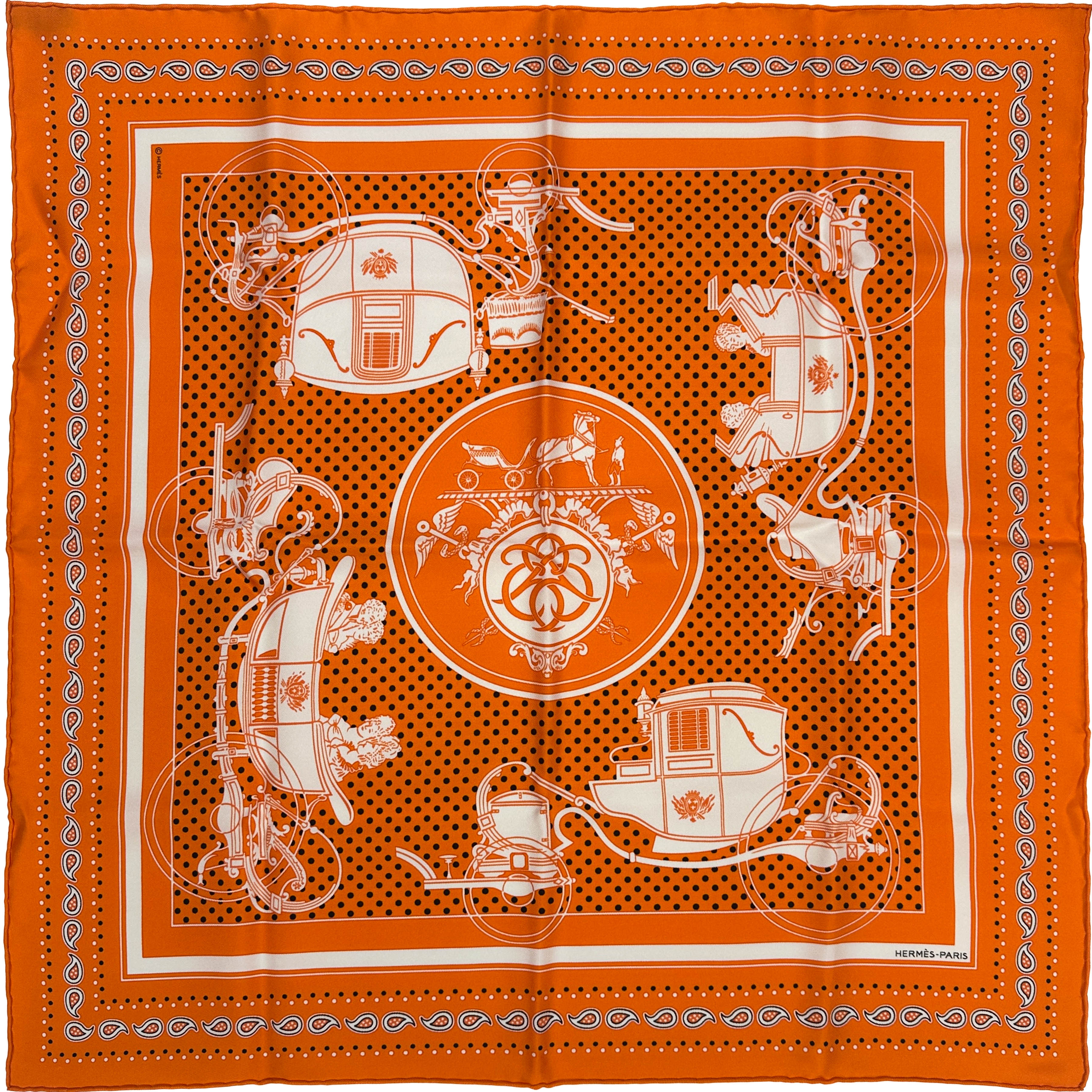 Hermès Ex-Libris Bandana 55