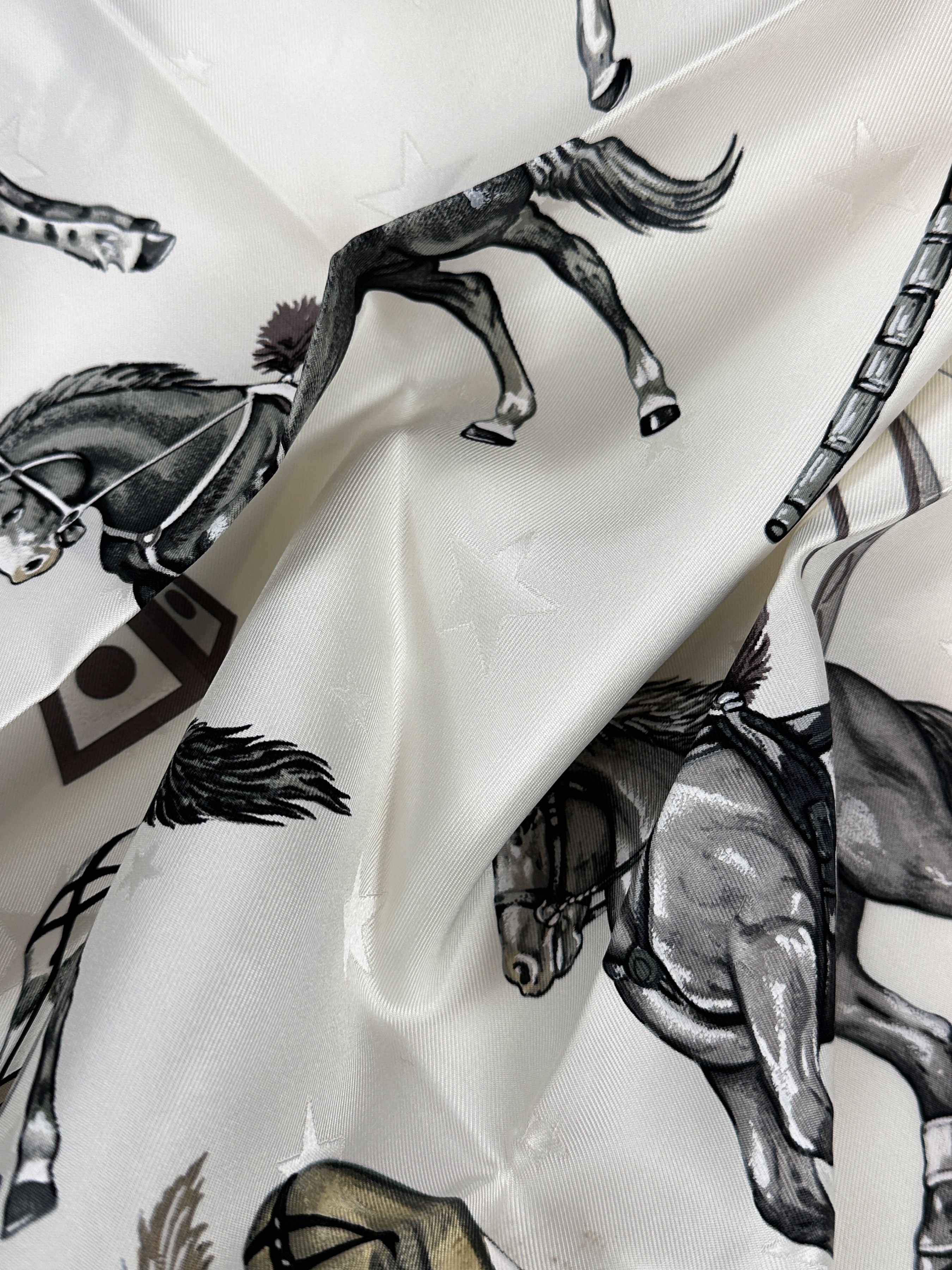 Hermès En Piste Jacquard 90