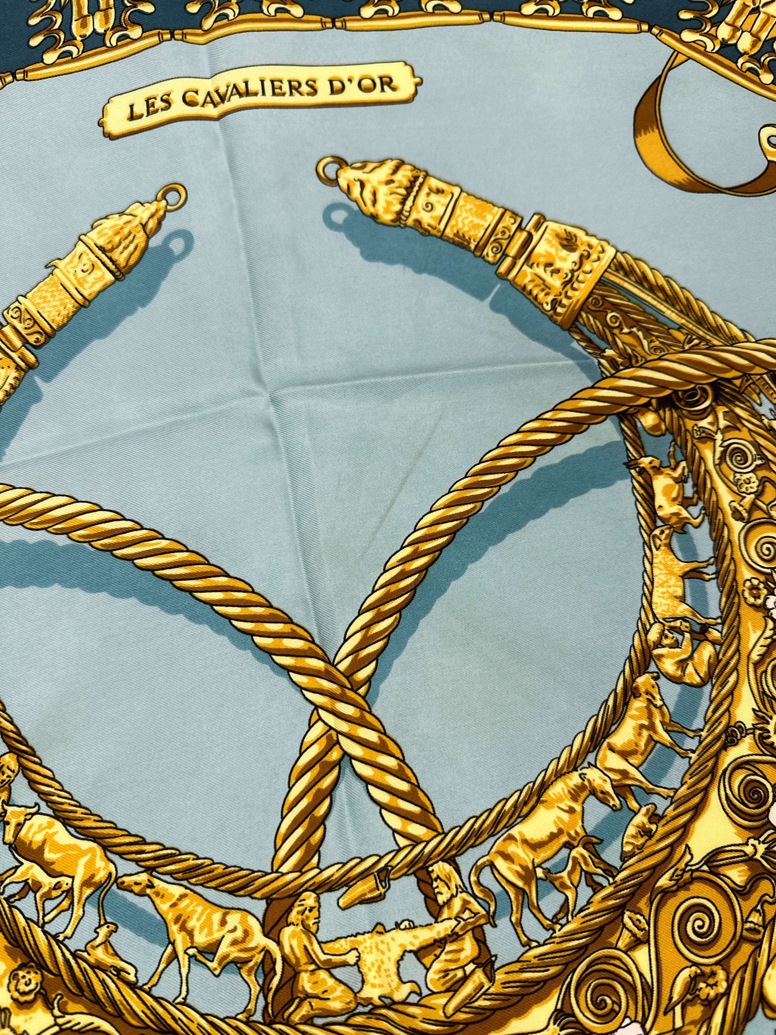 Hermès Les Cavaliers d'Or 90