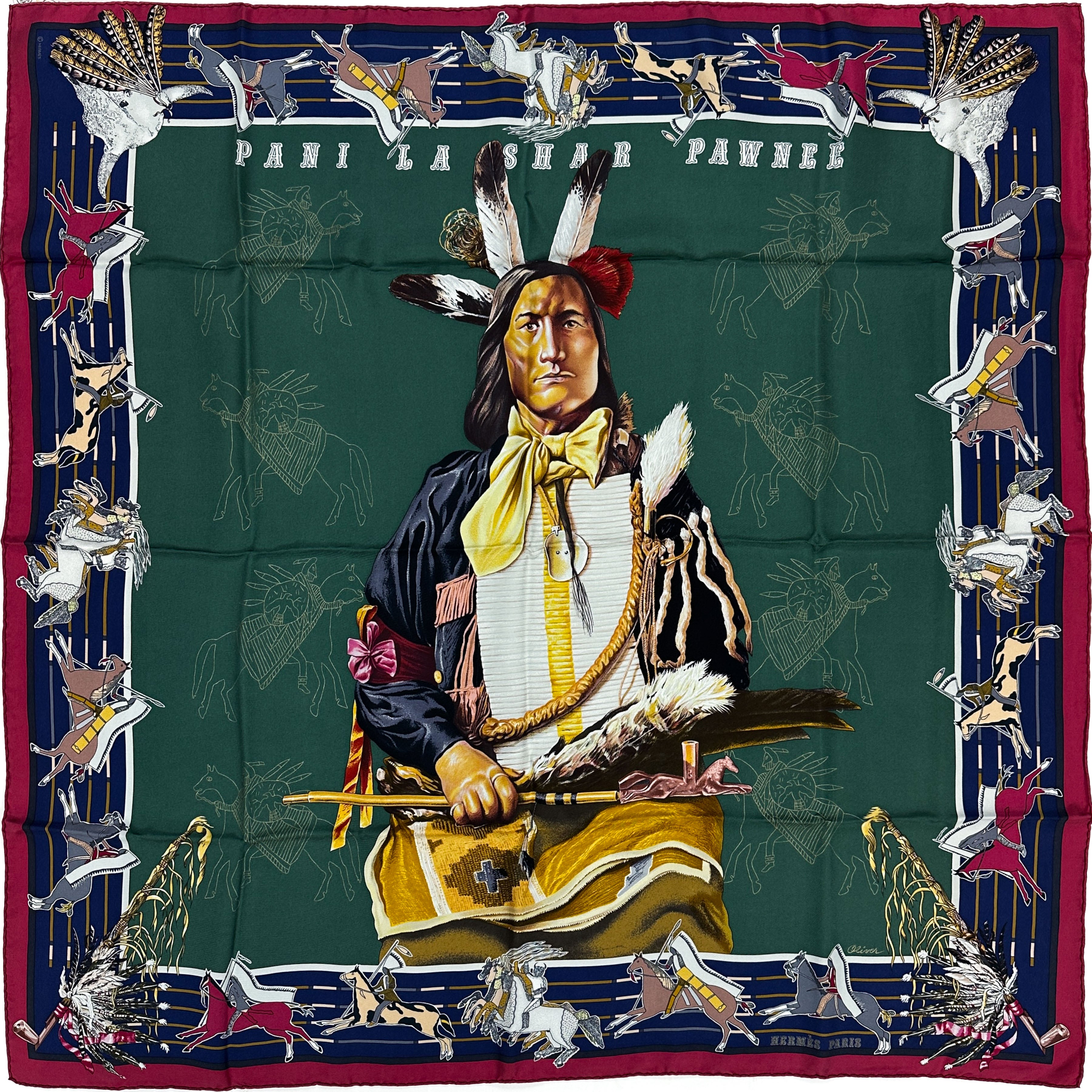 Hermès Pani La Shar Pawnee Wash 90