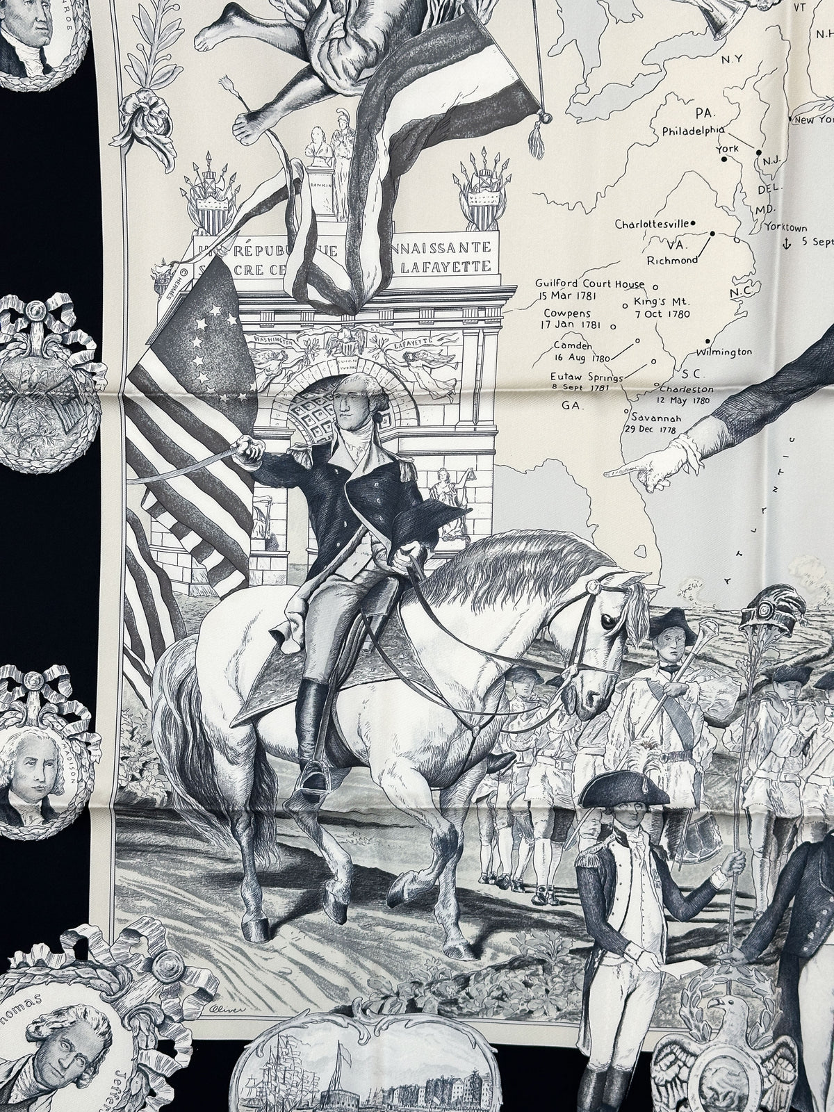 Hermès Marquis de Lafayette 90