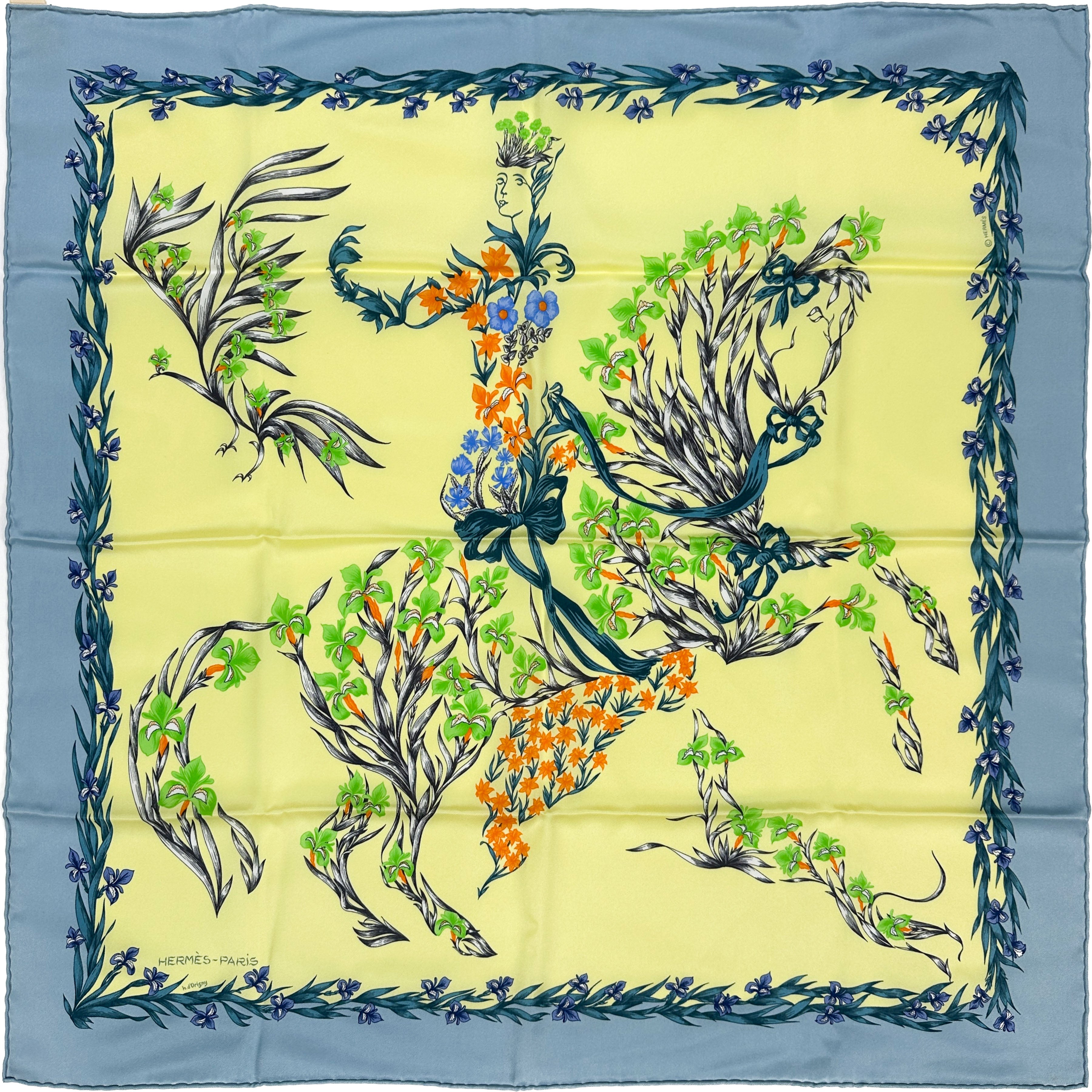 Hermès Cheval Fleuri 70
