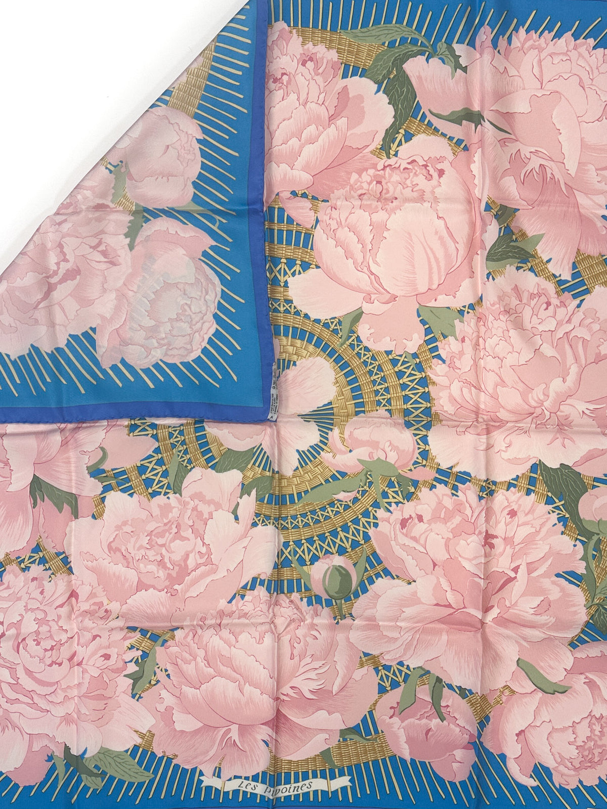 Hermès Les Pivoines 90