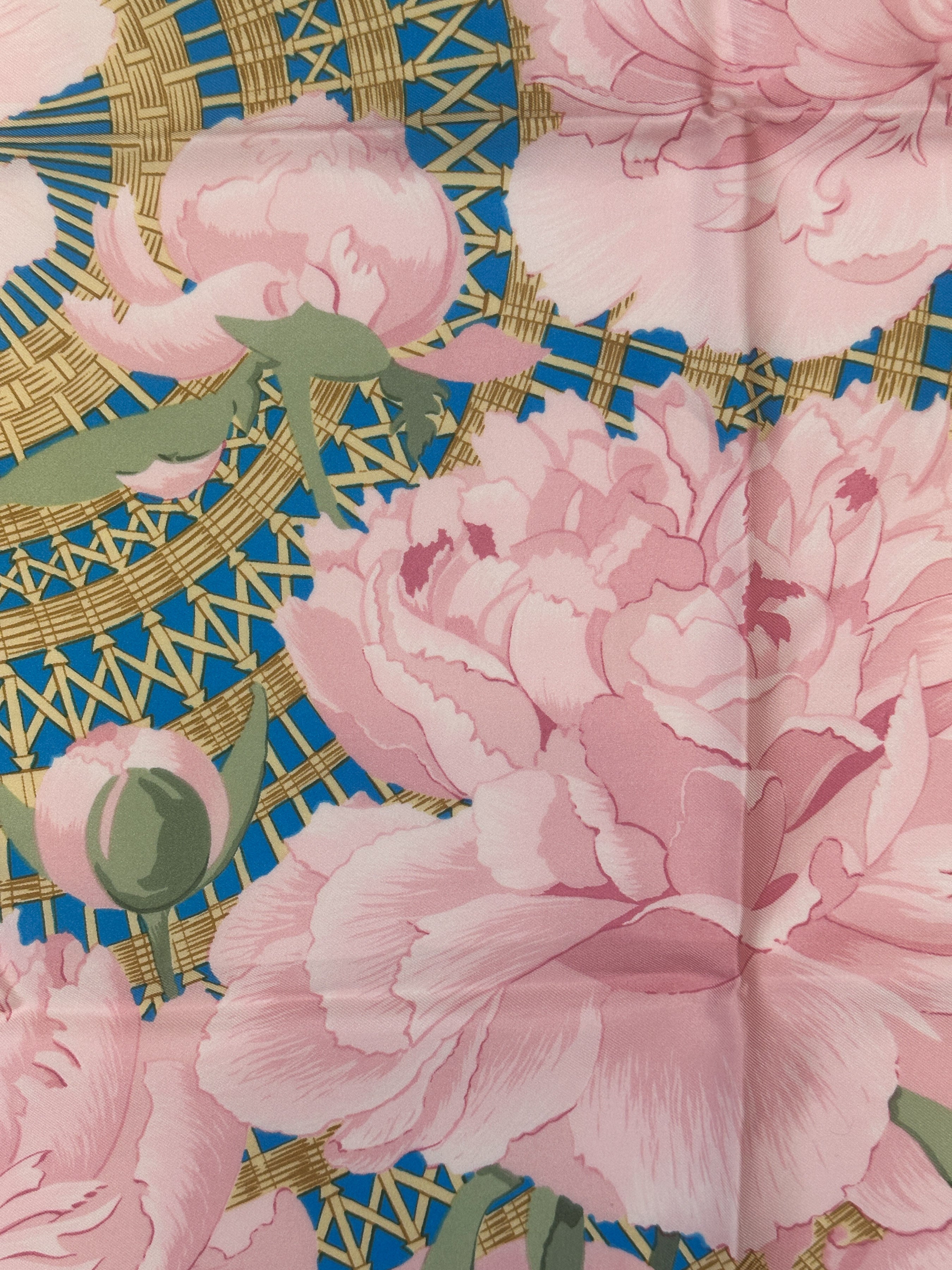 Hermès Les Pivoines 90