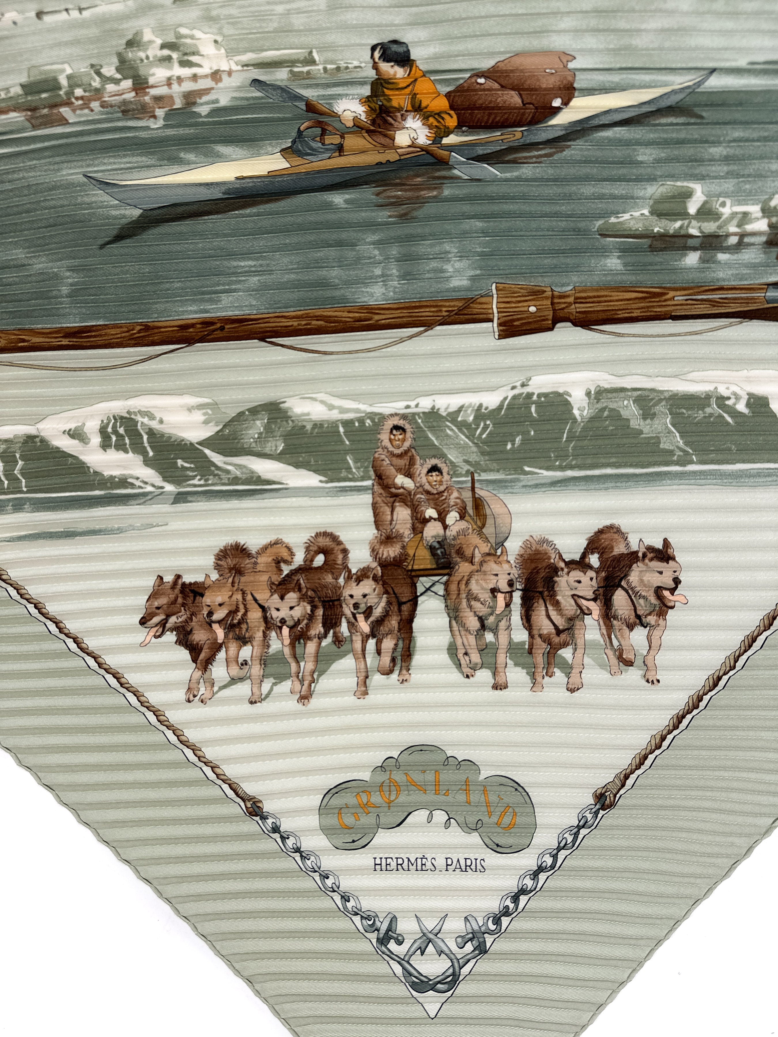 Hermès Groenland Plissé 90