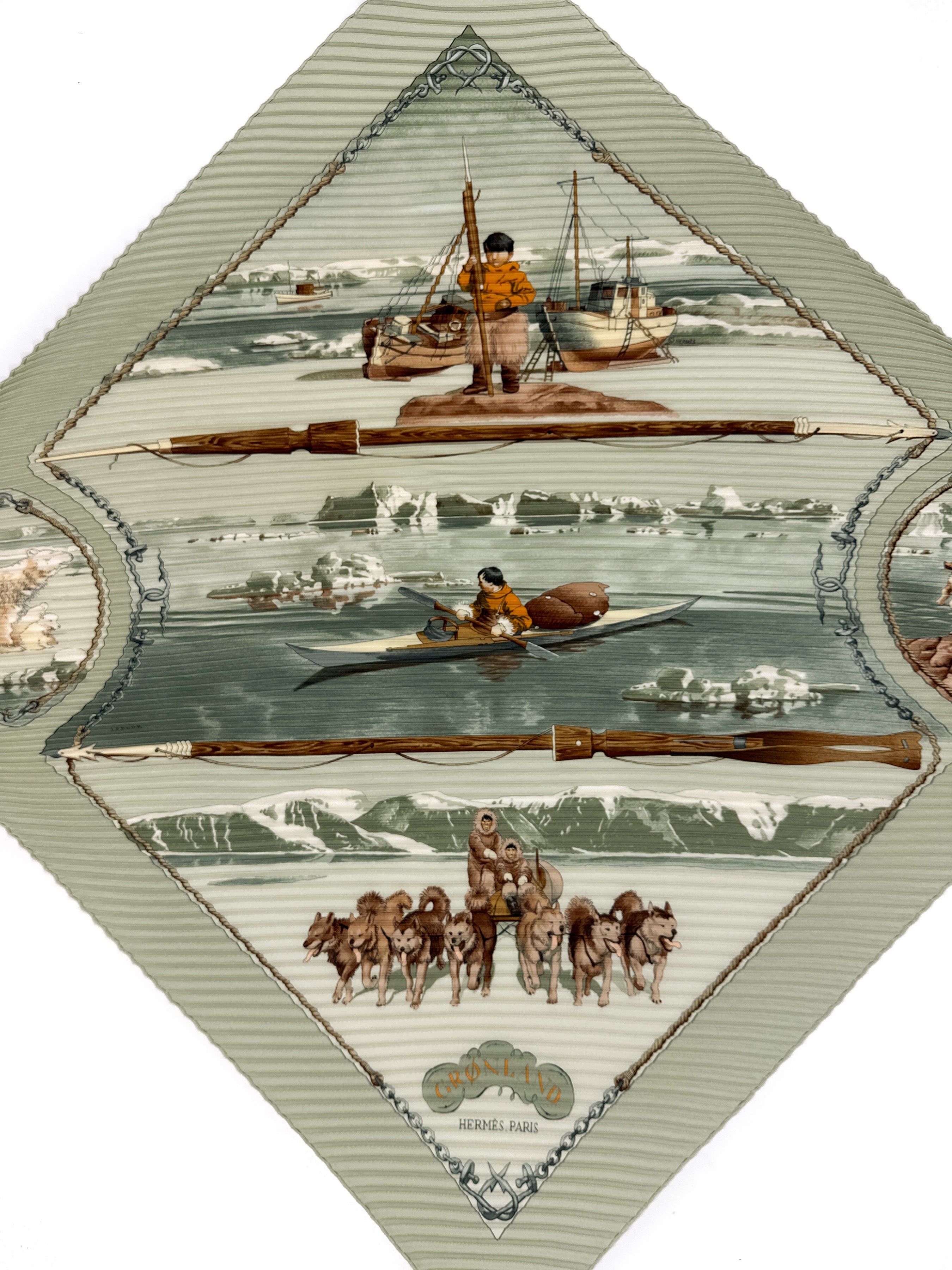 Hermès Groenland Plissé 90