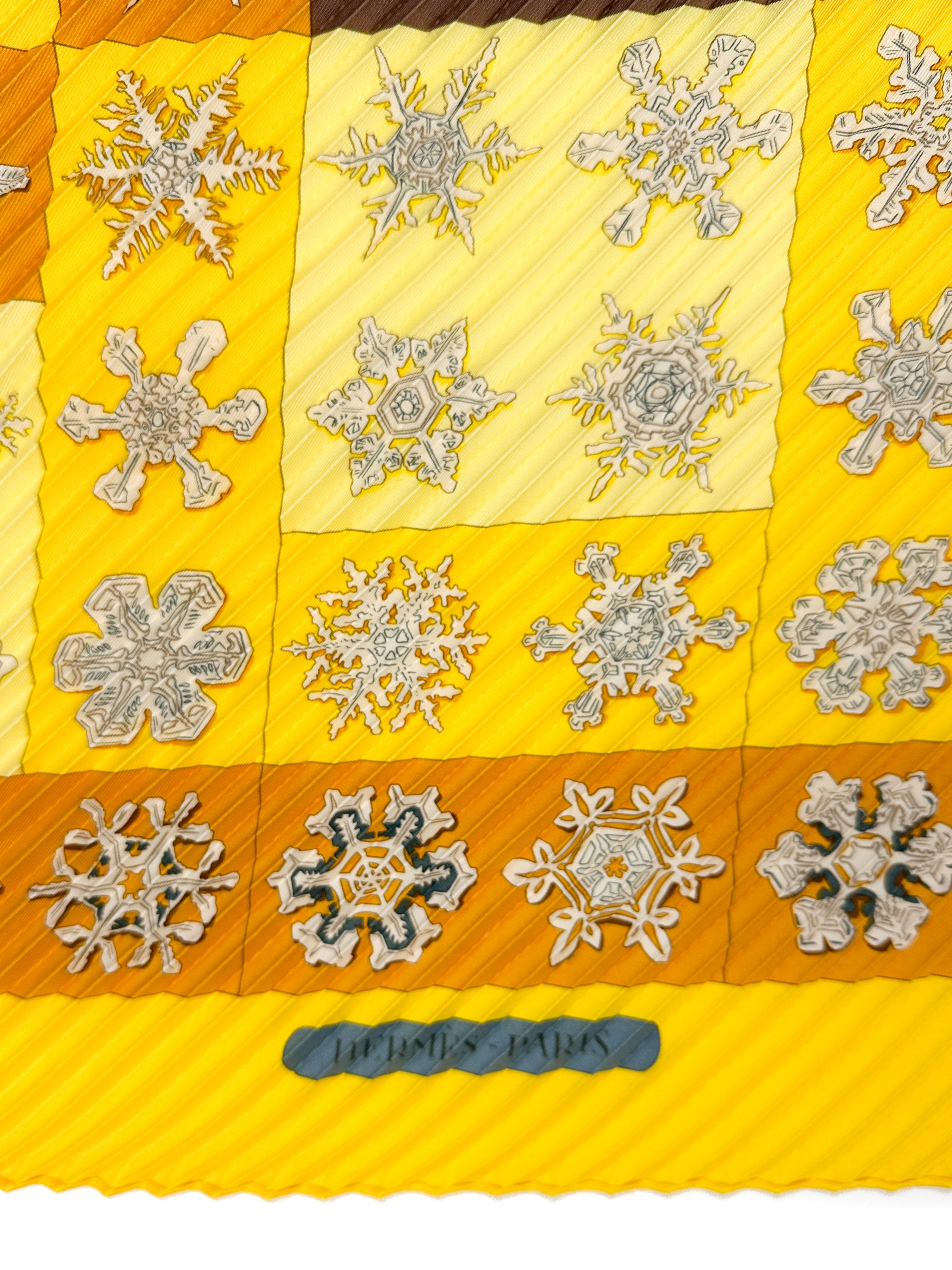 Hermès Feux de L'Hiver Plissé 90