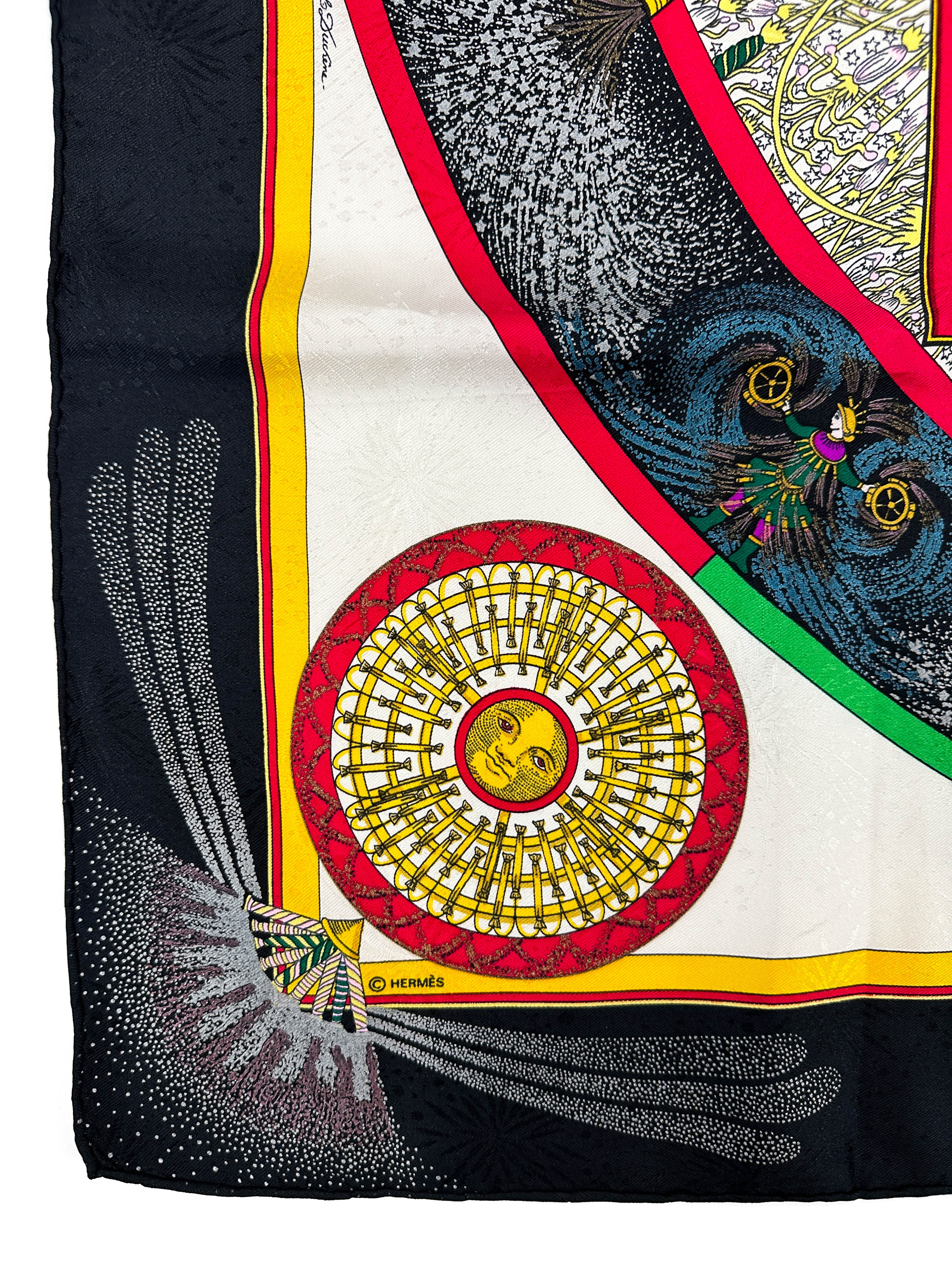 Hermès Feux d'Artifice Jacquard 90