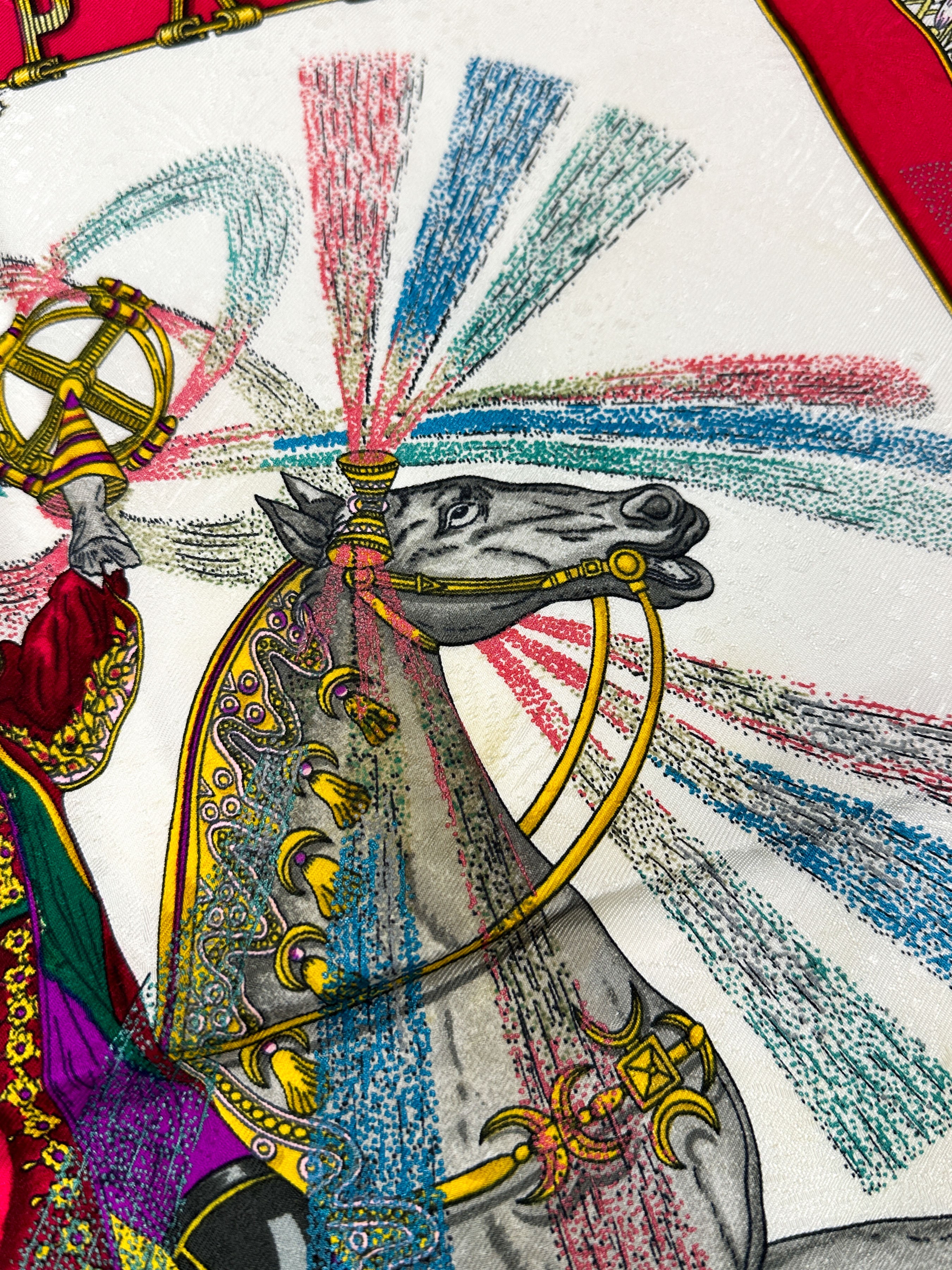 Hermès Feux d'Artifice Jacquard 90
