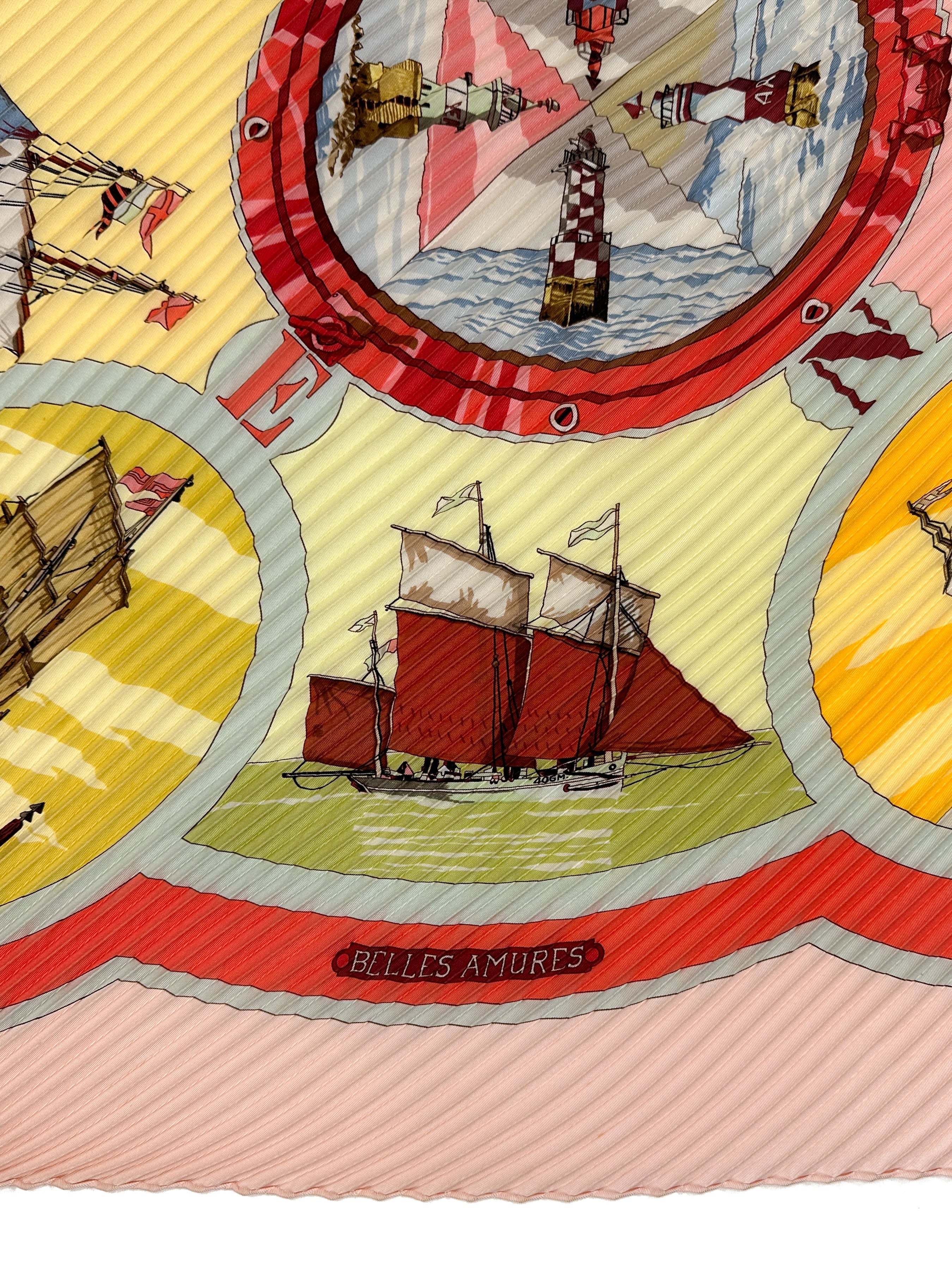 Hermès Belles Amures Plissé 90