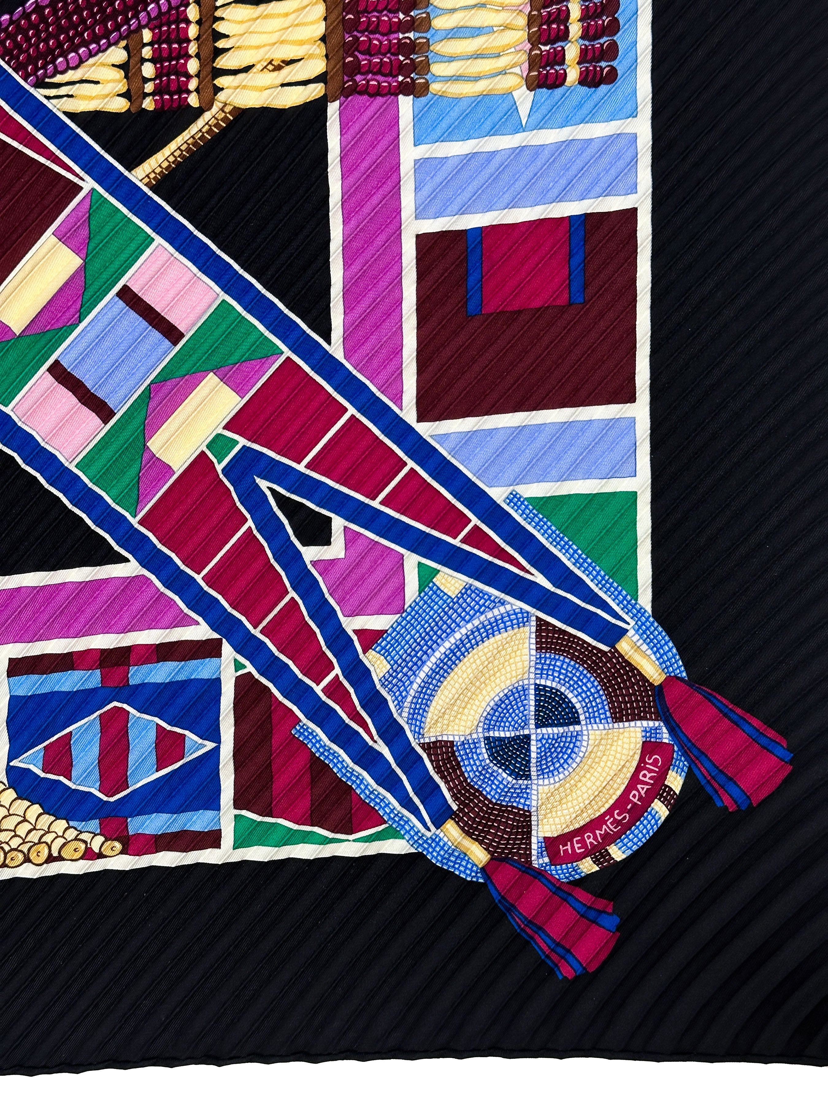 Hermès L'art Indien des Plaines Plissé 90