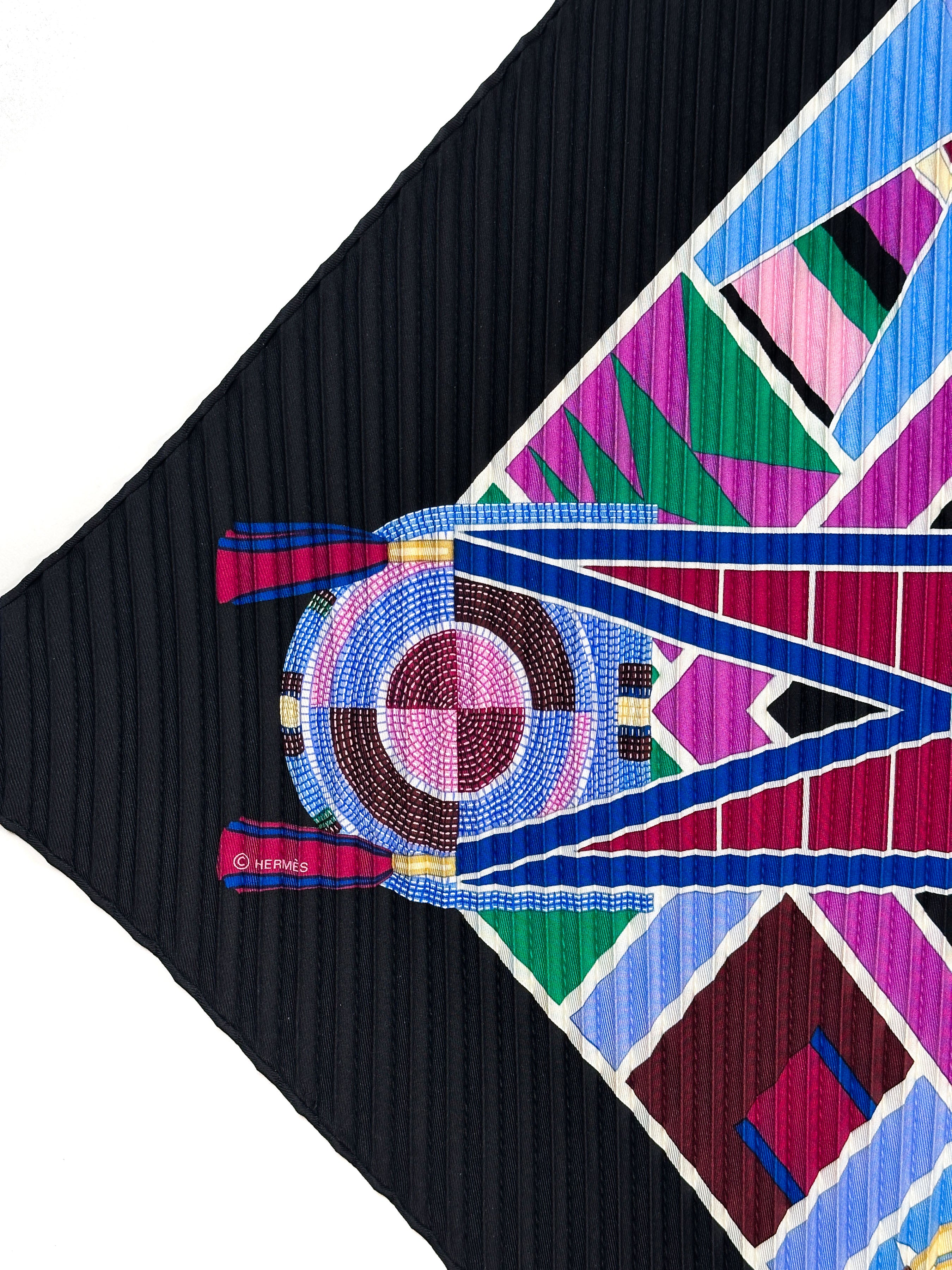 Hermès L'art Indien des Plaines Plissé 90