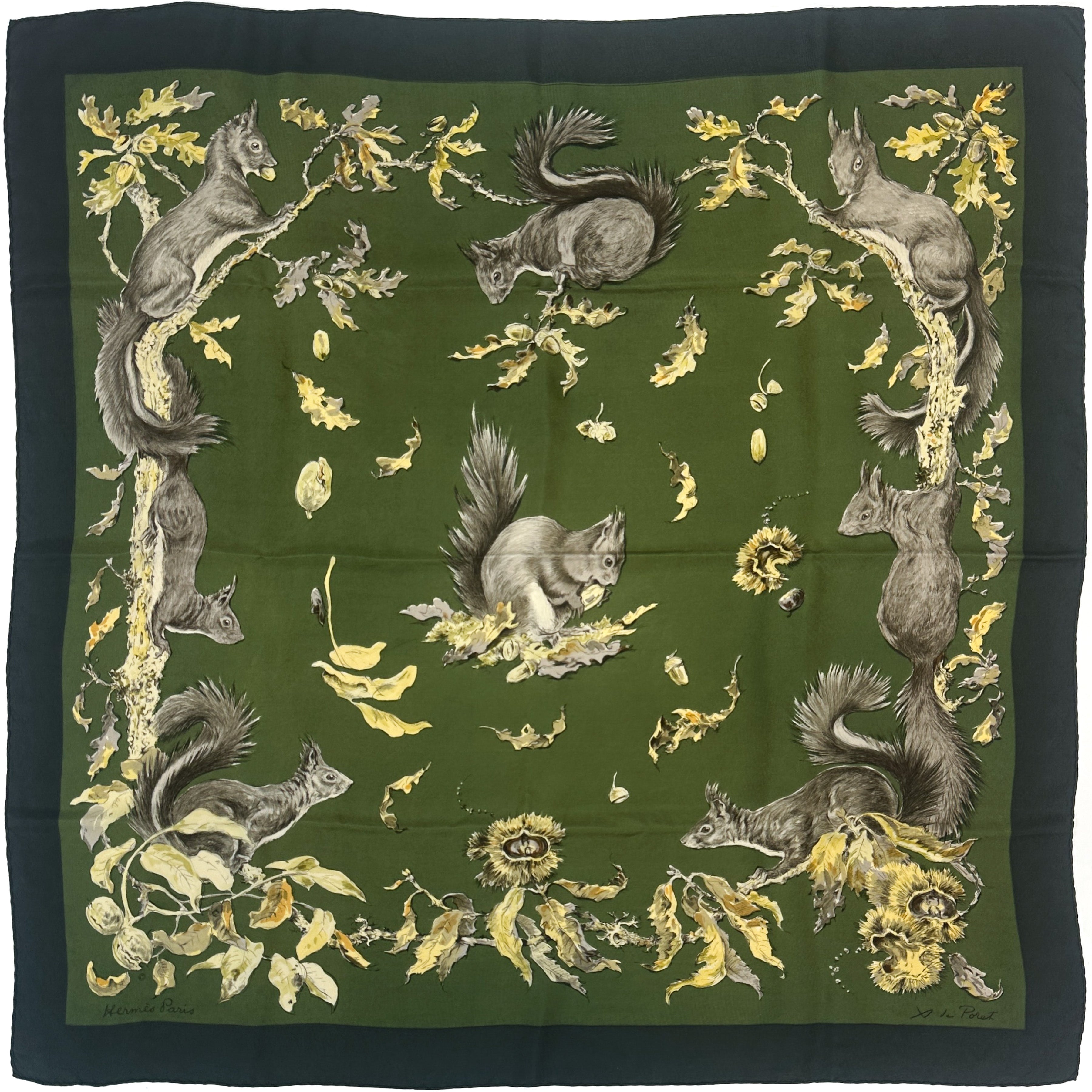 Hermès Écureuils 90