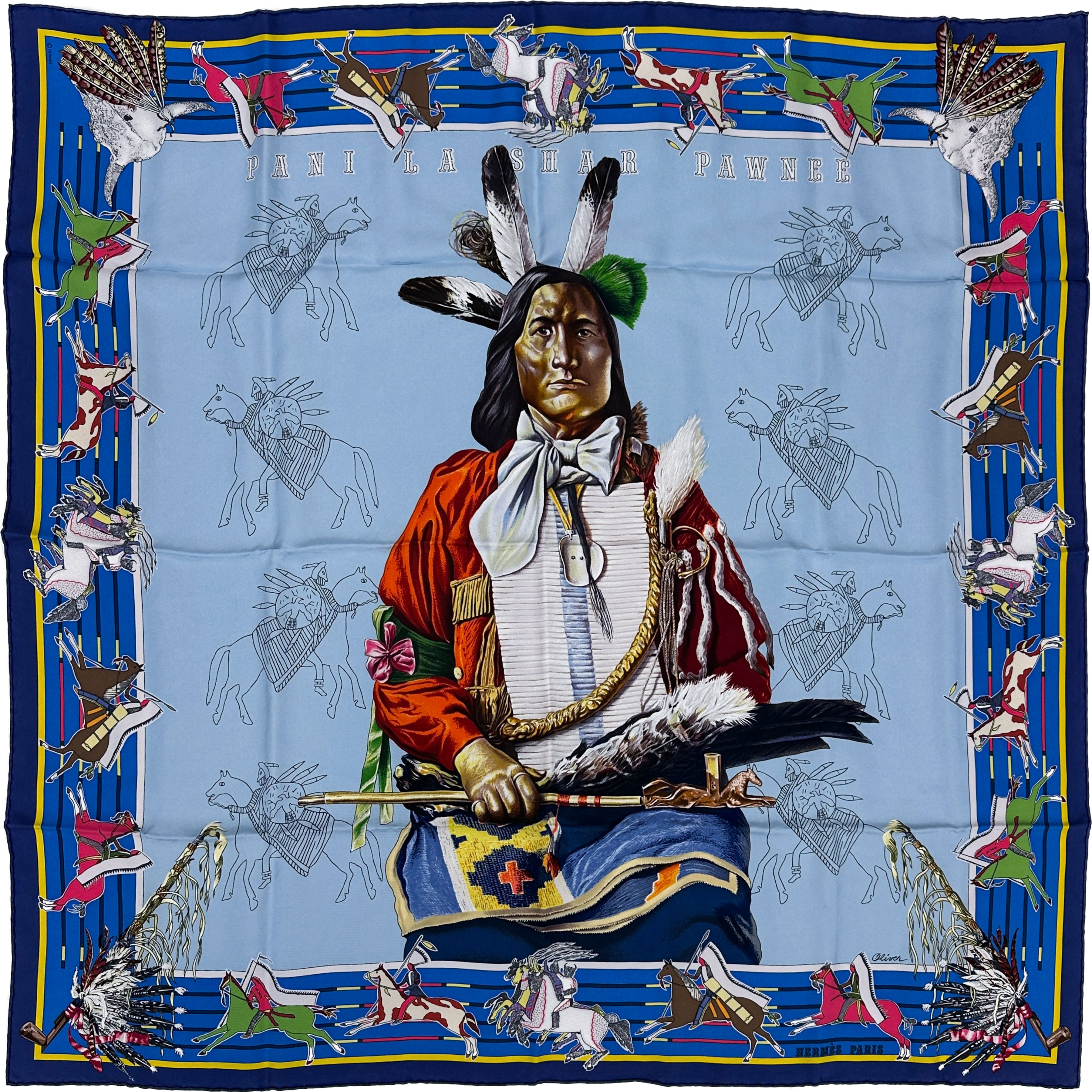 Hermès Pani La Shar Pawnee Wash 90
