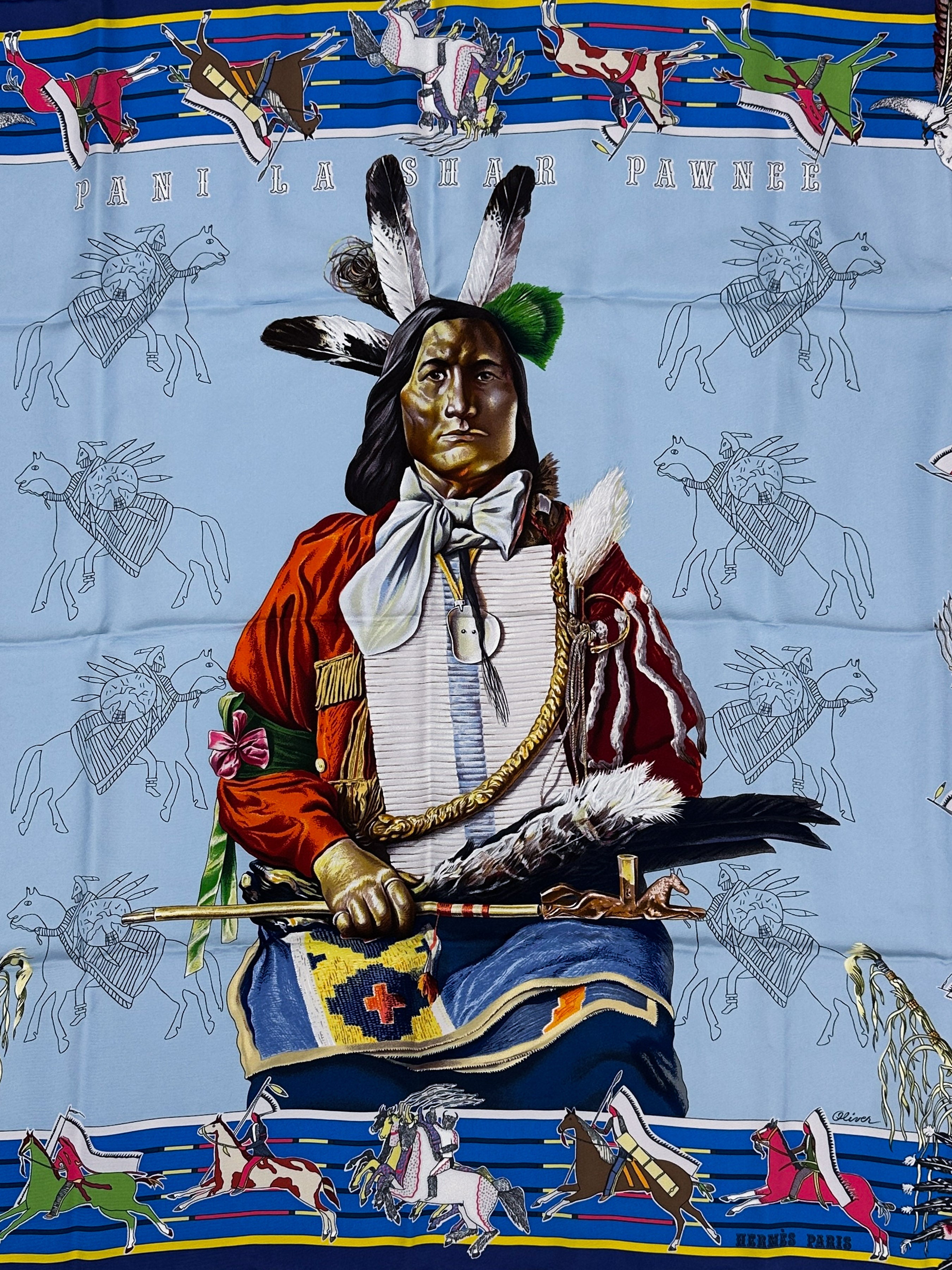 Hermès Pani La Shar Pawnee Wash 90