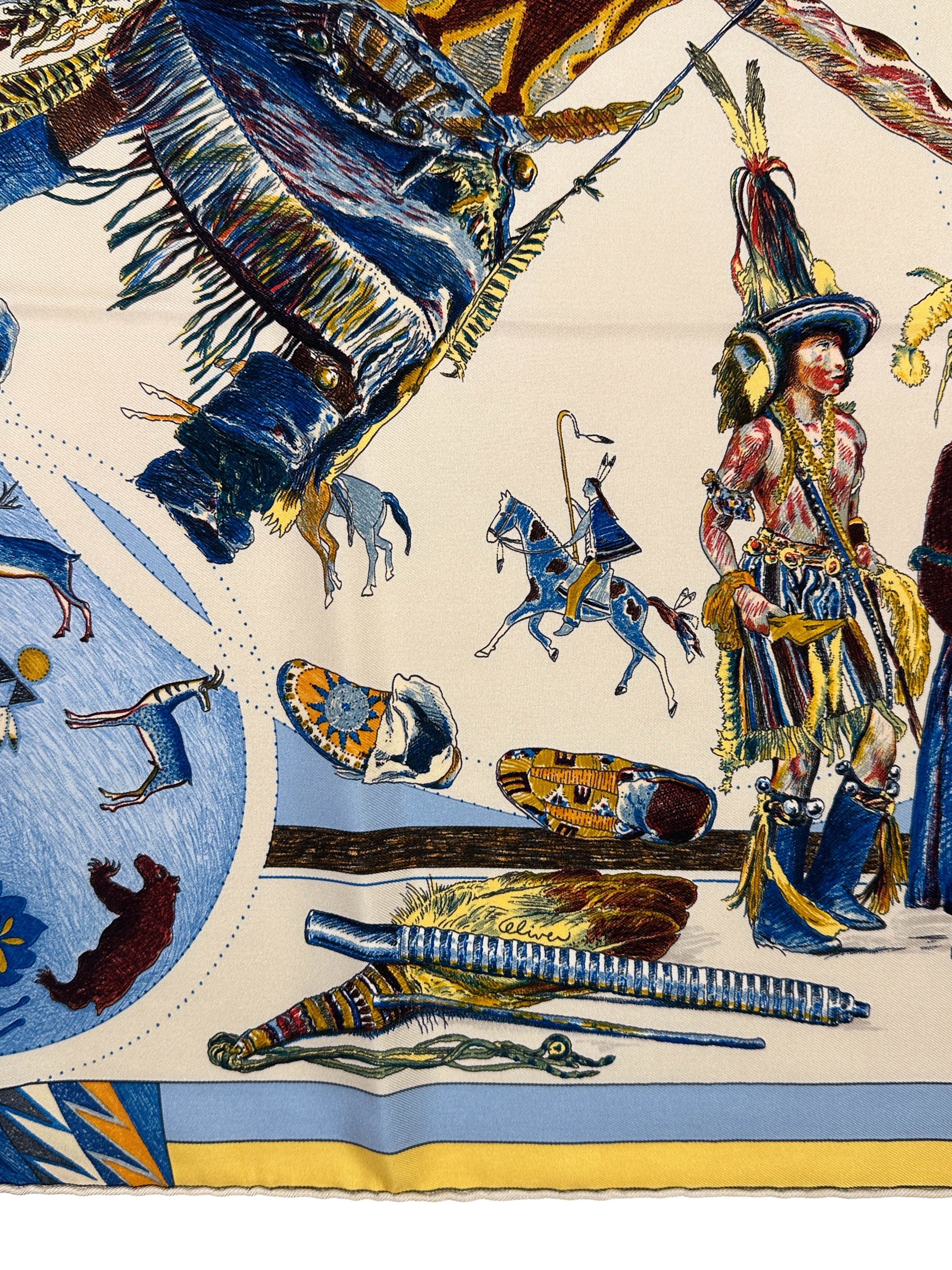 Hermès Les Danses des Indiens 90