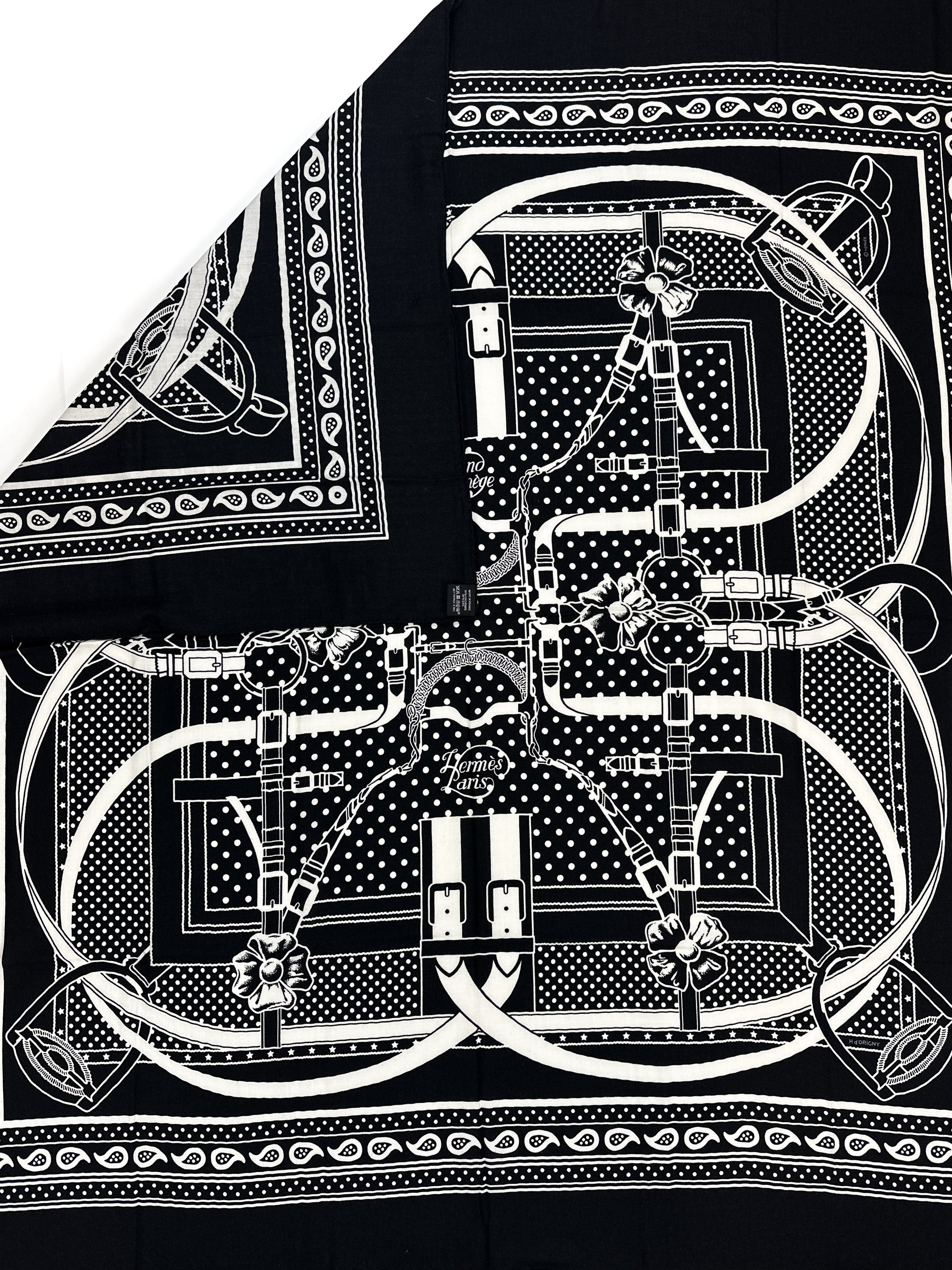 Hermès Grand Manège Bandana Cashmere Silk 140