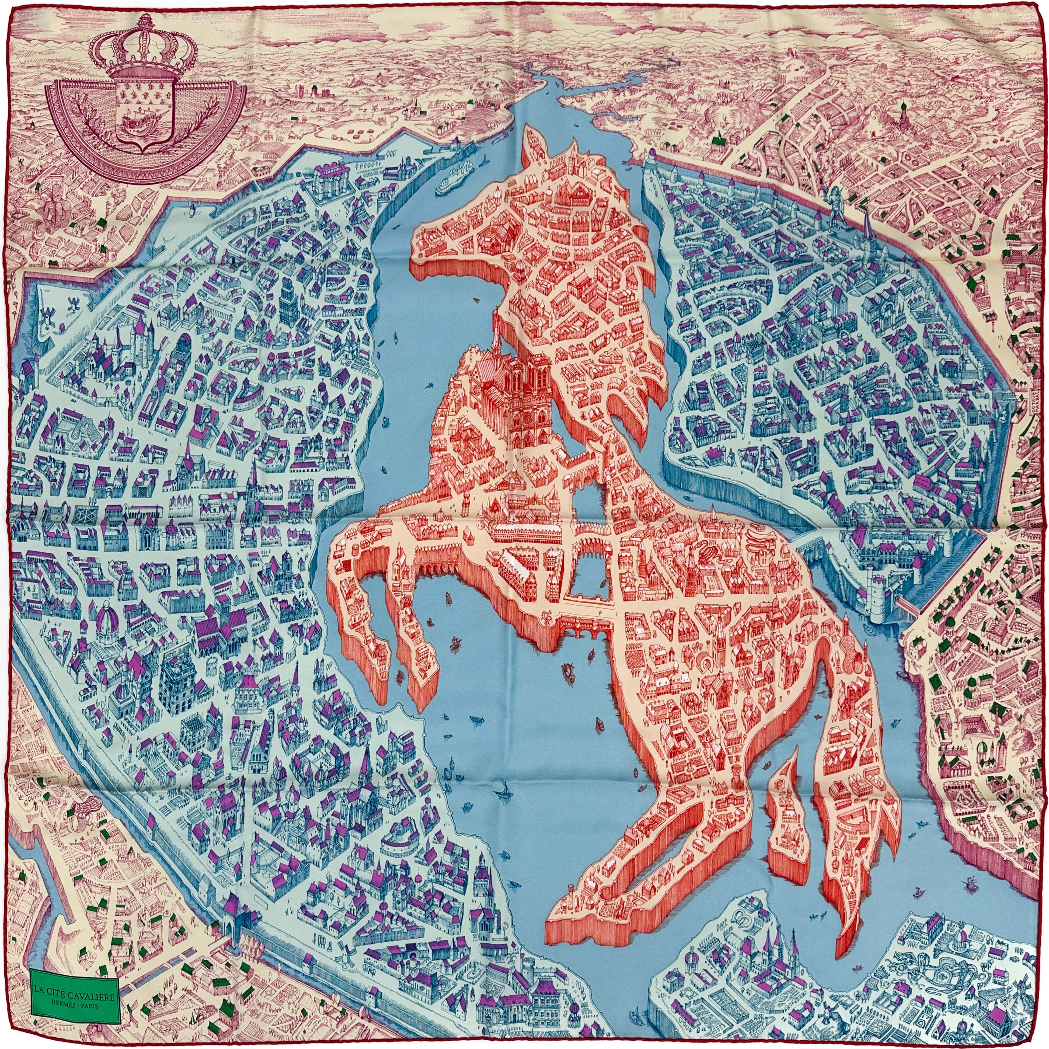 Hermès La Cité Cavalière 90