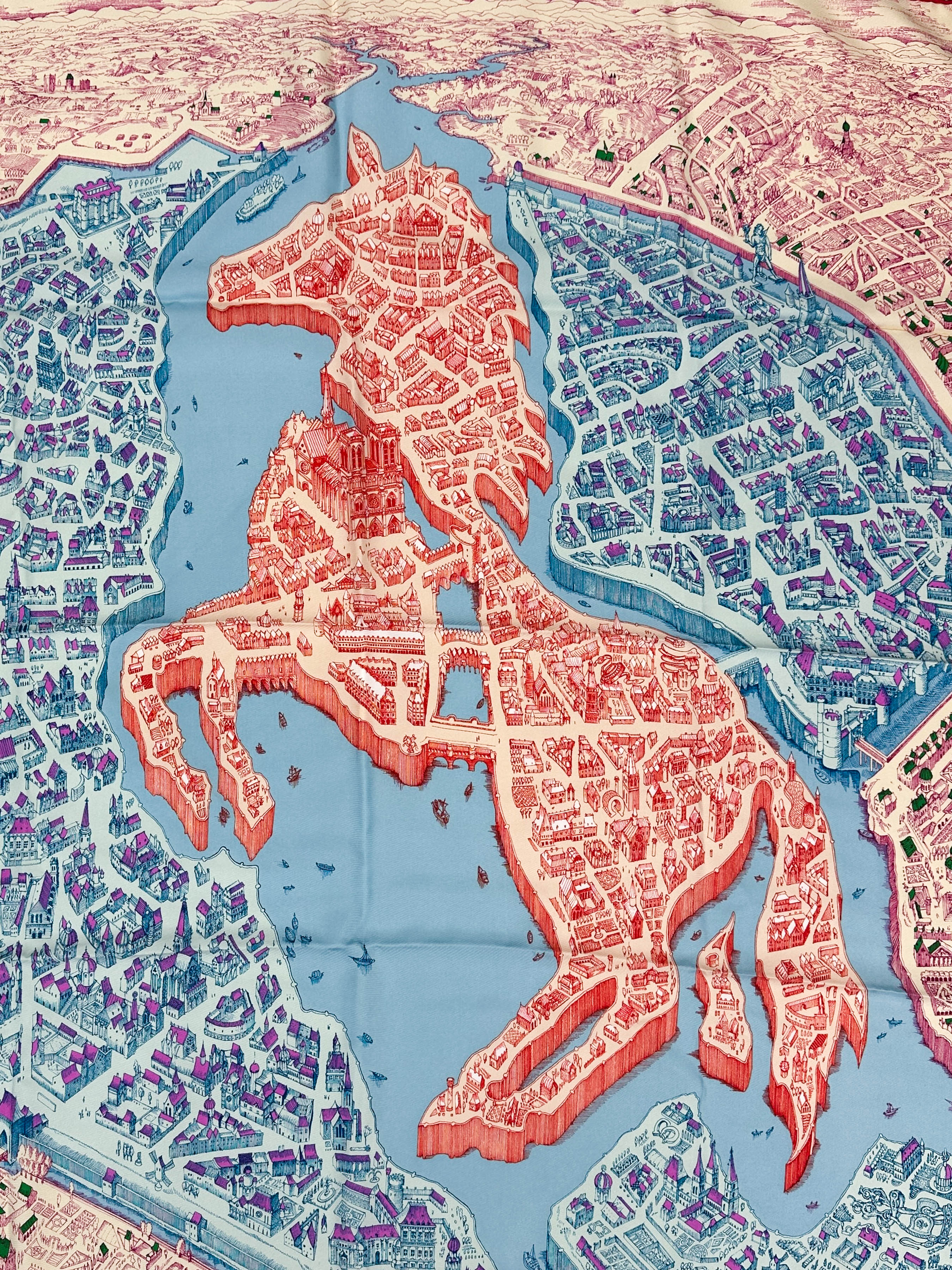Hermès La Cité Cavalière 90