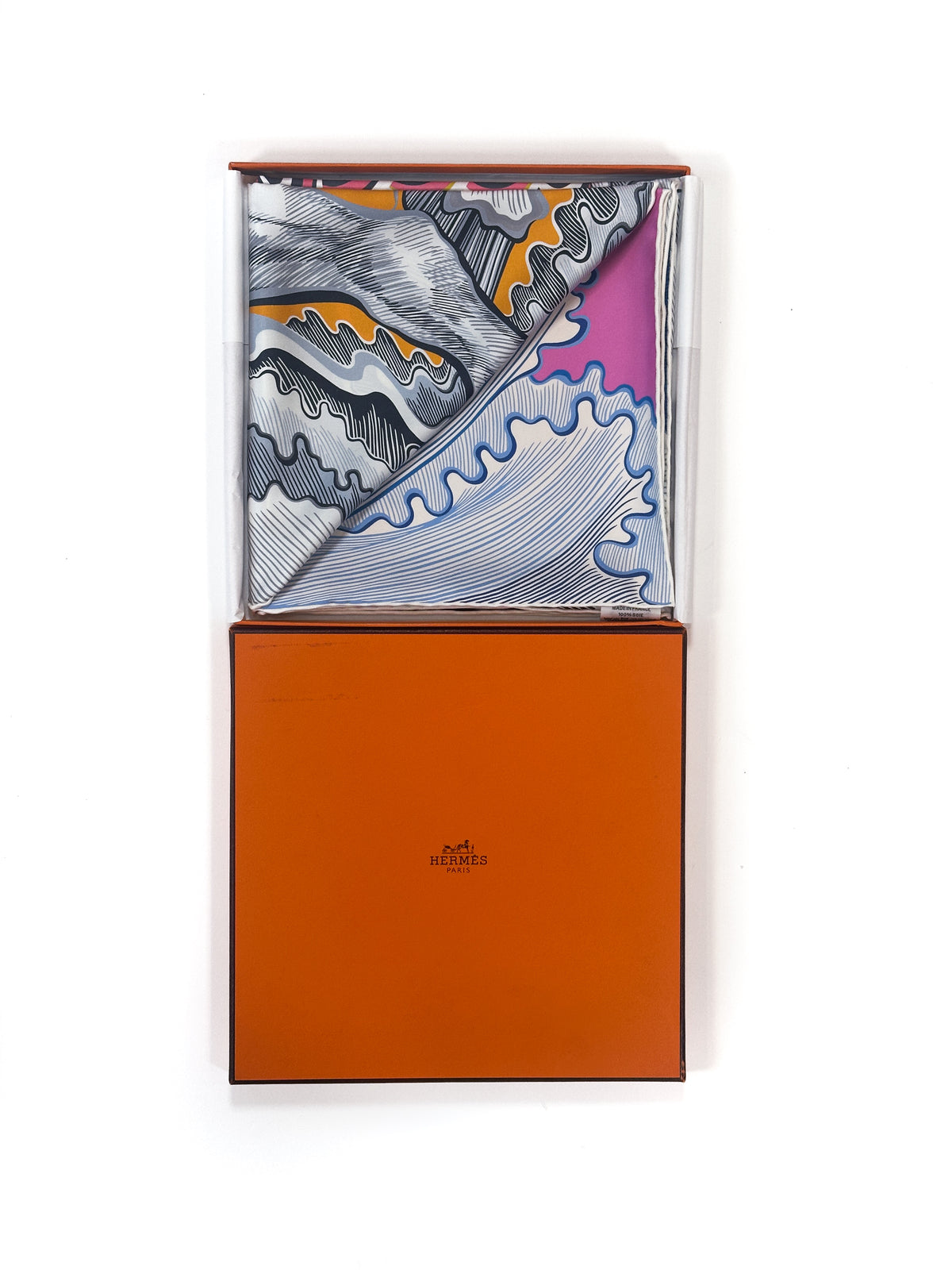 Hermès Cheval Sirene Double Face 90