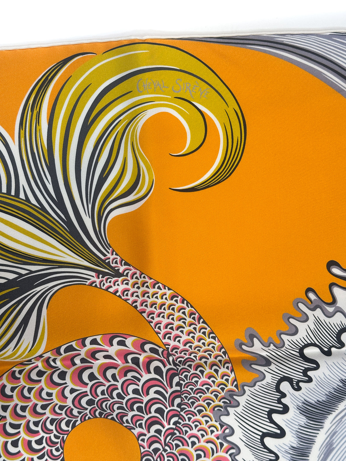 Hermès Cheval Sirene Double Face 90