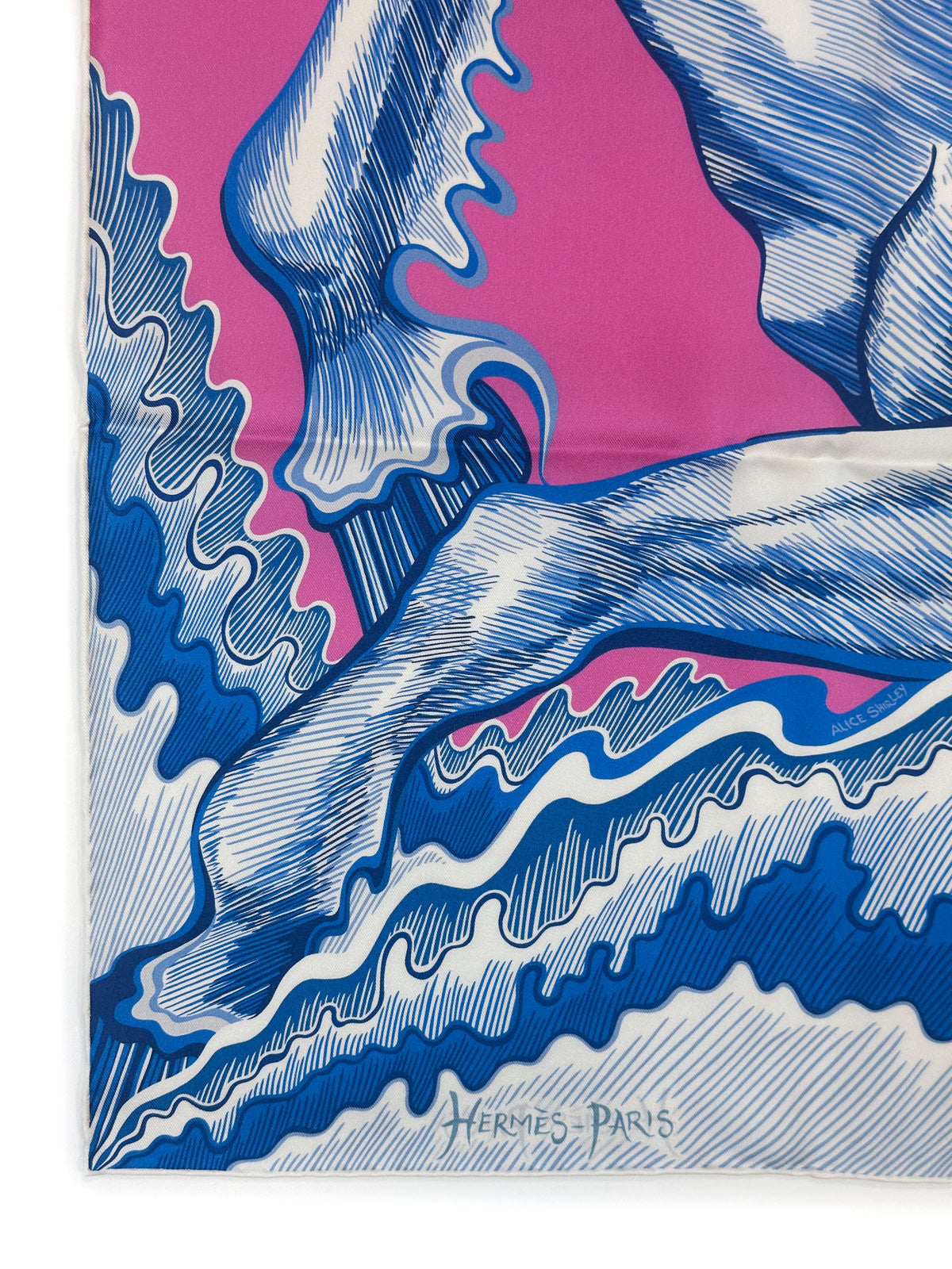 Hermès Cheval Sirene Double Face 90